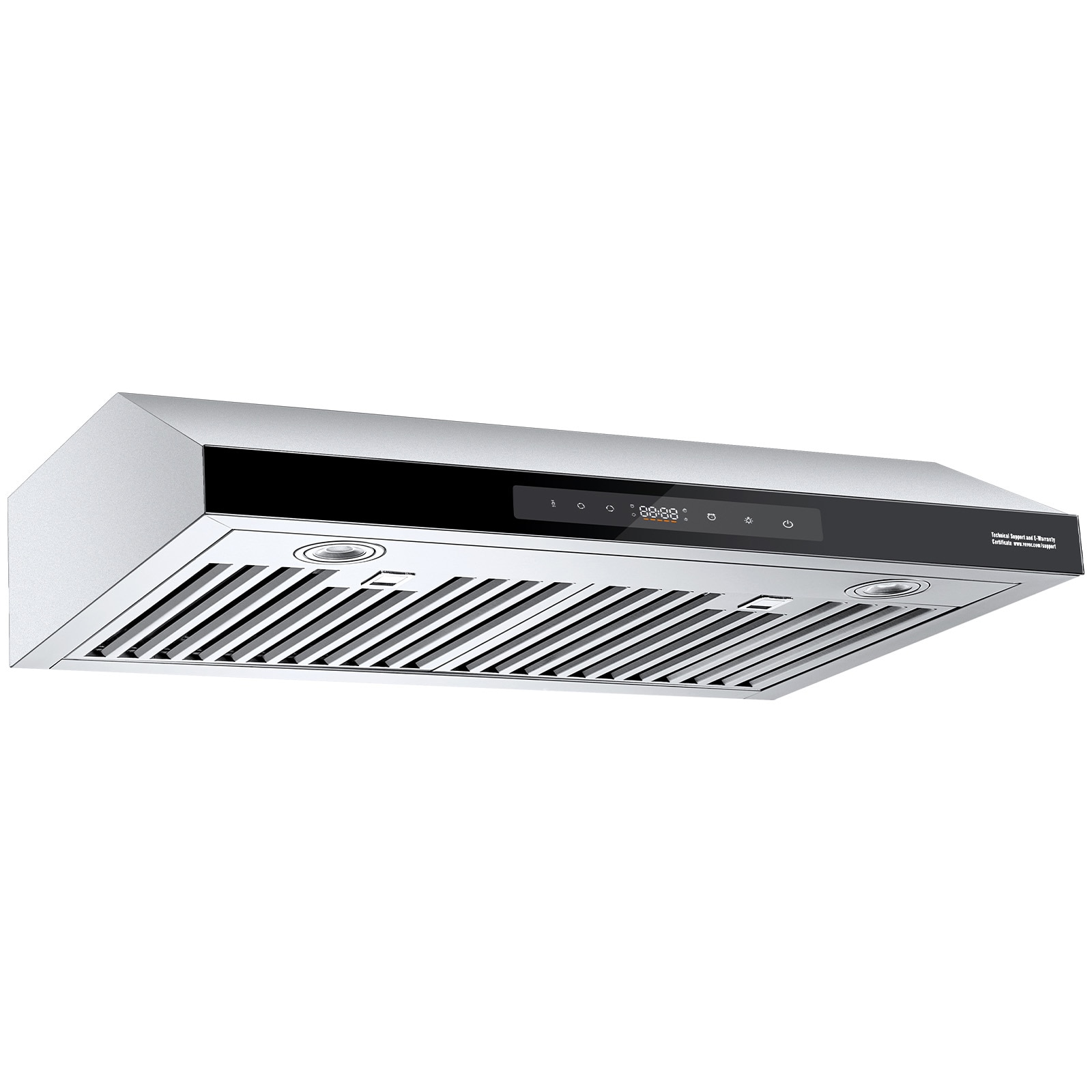 VEVOR SCJXSYYJ30IN07065V1 Under Cabinet Range Hood  30 Inch Kitchen Vent Hood  900CFM Dual Motors Stainless Steel Stove Hood  with Gesture and Touch Control  LED Light  and 4-Speed Exhaust Fan