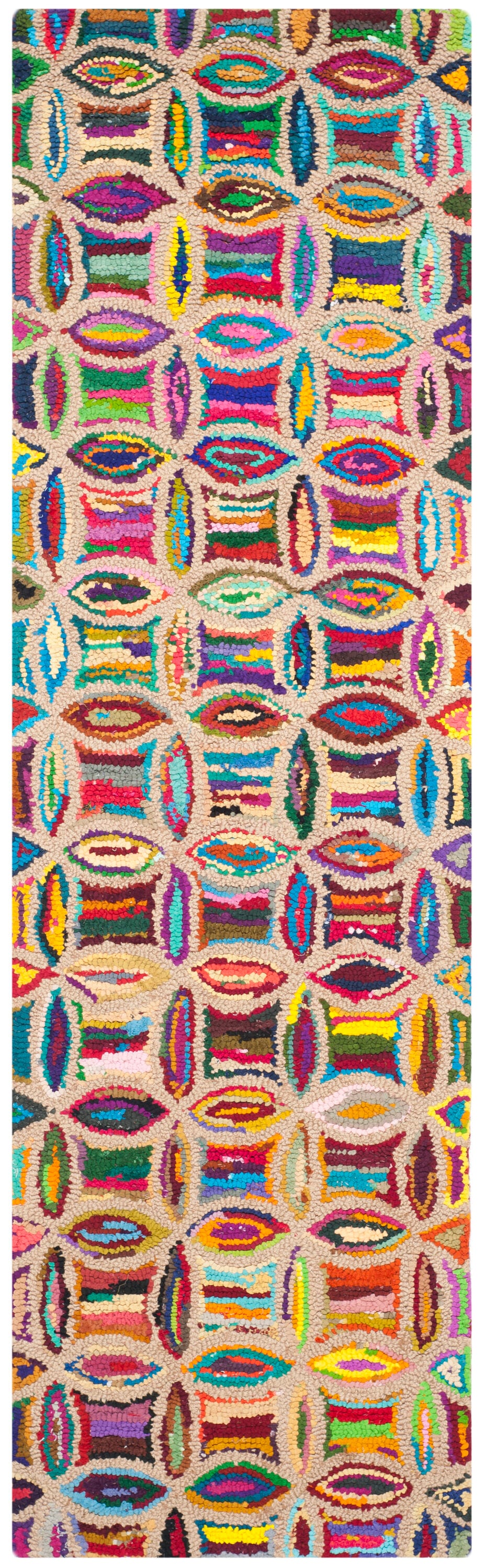Handmade Multicolor Wool 2'3" x 5' Tufted Area Rug
