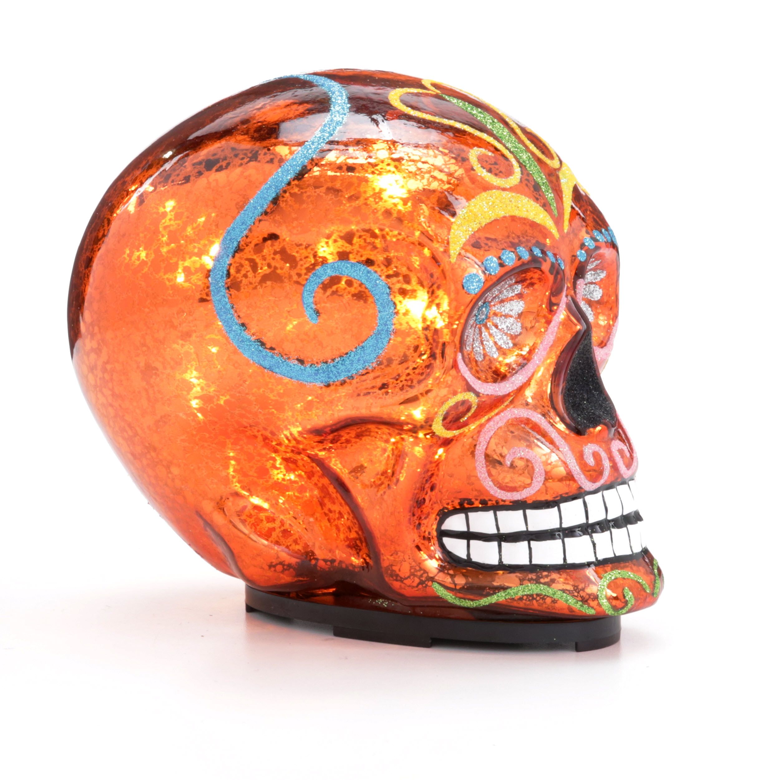 Orange Transpac Imports D0833 Resin Light Up Halloween Character Decor