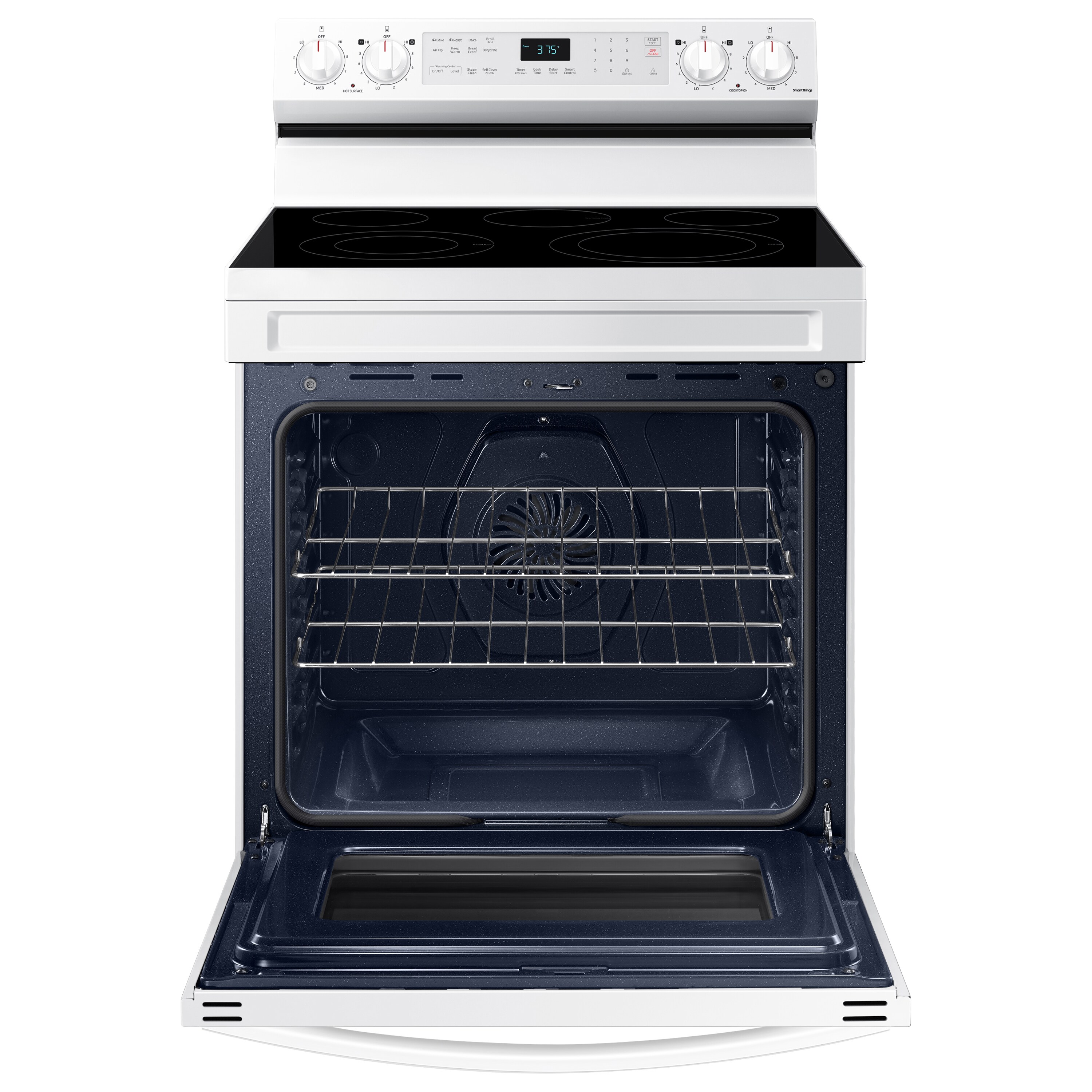 NE63A6511SW by Samsung - 6.3 cu. ft. Smart Freestanding Electric Range with  No-Preheat Air Fry & Convection in White