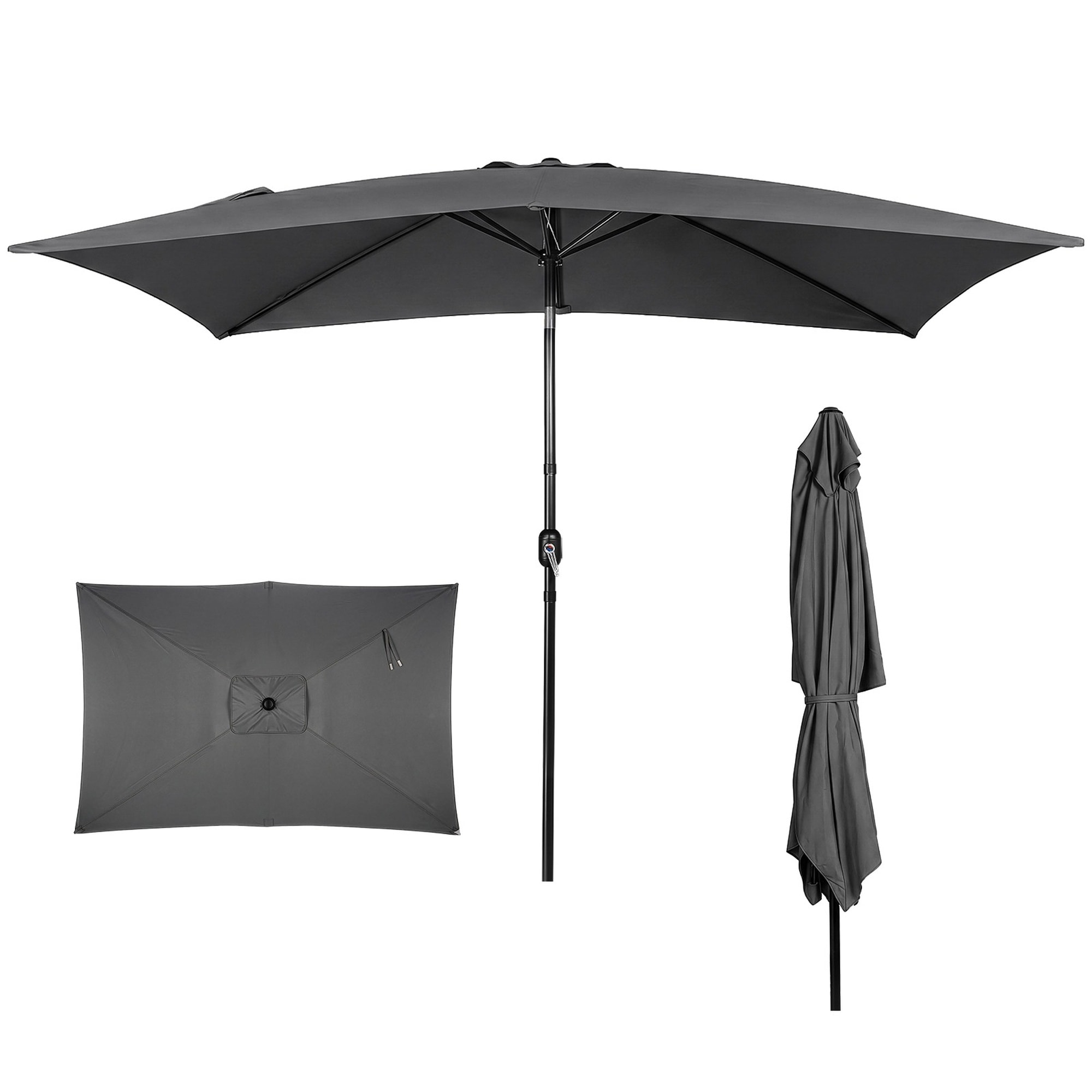 http www.patioliving.com galtech-11-feet-wide-patio-umbrella-gl887 Galtech 887 11' Cantilever Umbrella, Antique Bronze / Henna 