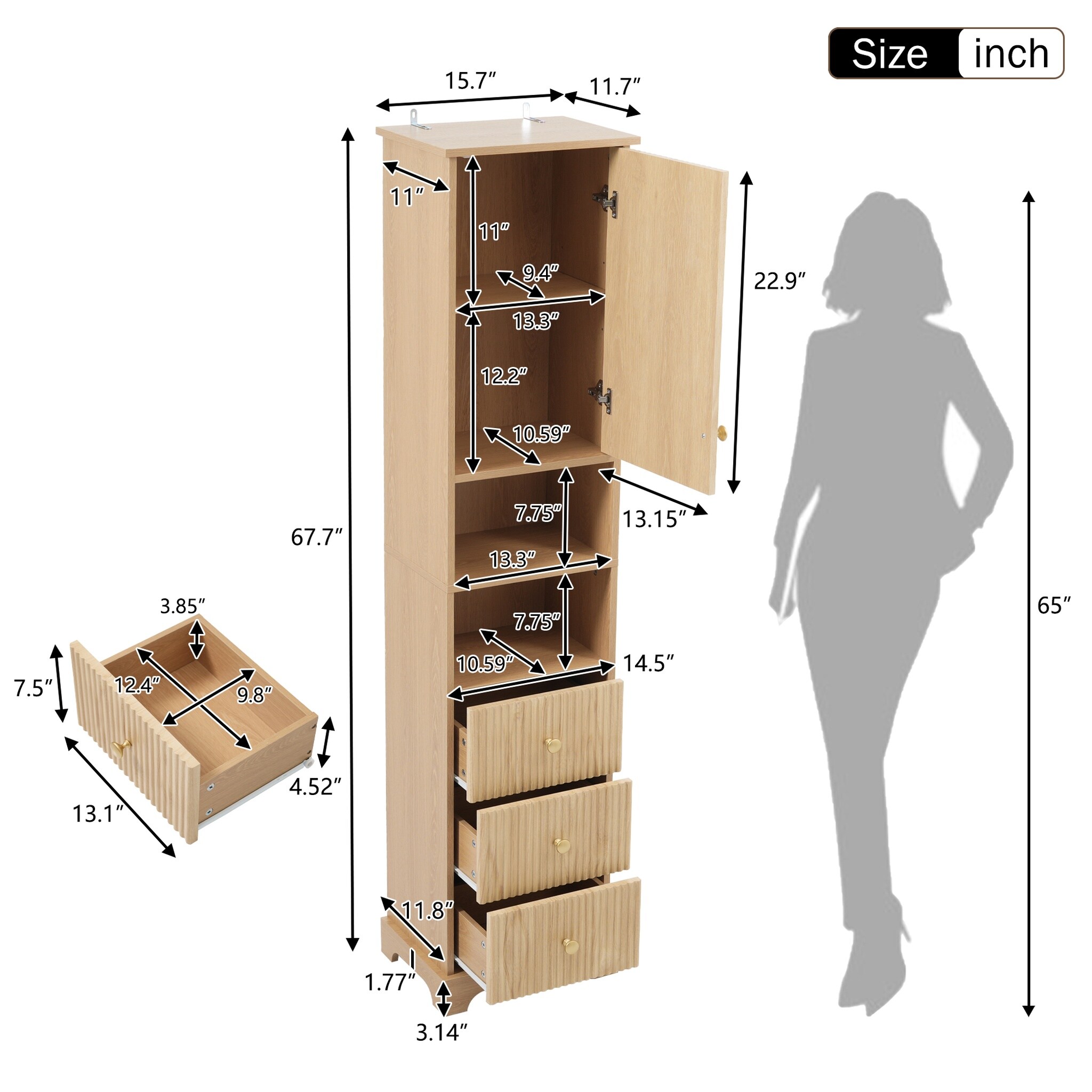 MiniEpic OBB-9 Linen-Cabinets - View #3