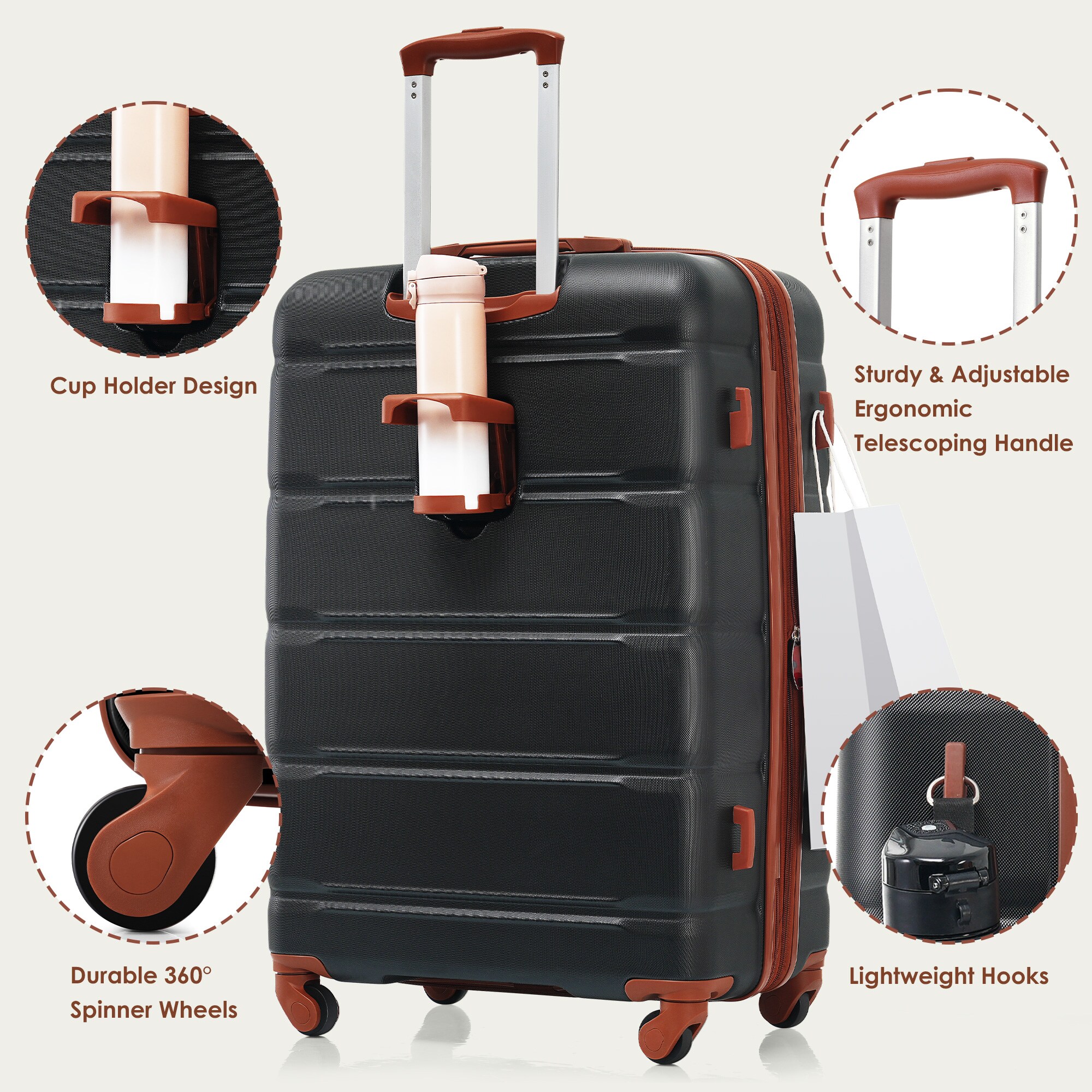Bybafun YD9600038 Luggage-And-Luggage-Sets - View #4