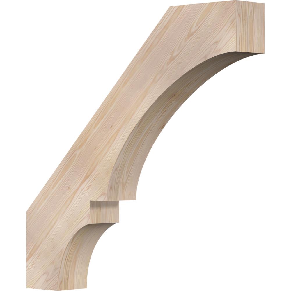 Ekena Millwork BRC06X36X36BOA00SDF 5-1/2-in x 36-in x 36-in Douglas Fir Unfinished Wood Balboa Smooth Knee Brace