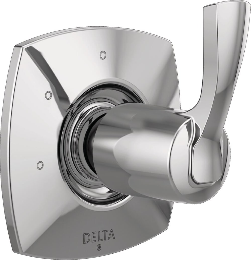 Delta T11876-PR Lumicoat Chrome 3.75-Inches Universal Bathtub/Shower Diverter 0.5-Inches -ID