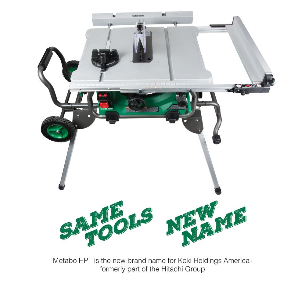 Metabo HPT 10-in 15-Amp Table Saw in the Table Saws department at