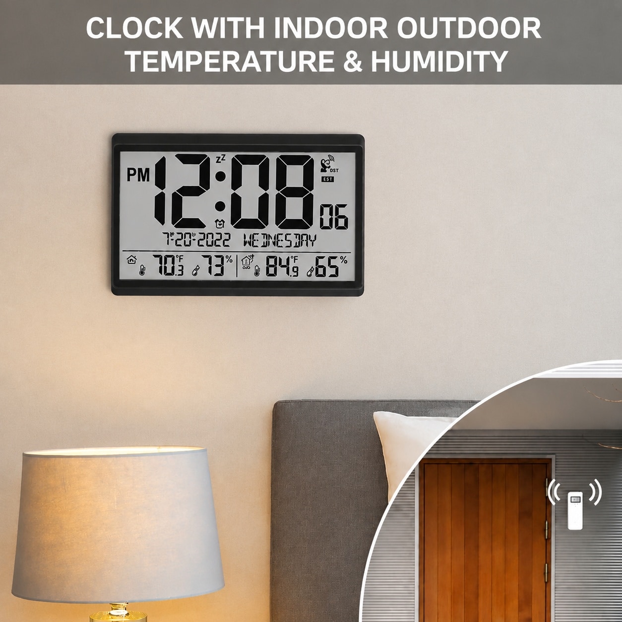 Phewnyzo LPW0813W499 Indoor-Outdoor-Clocks - View #5