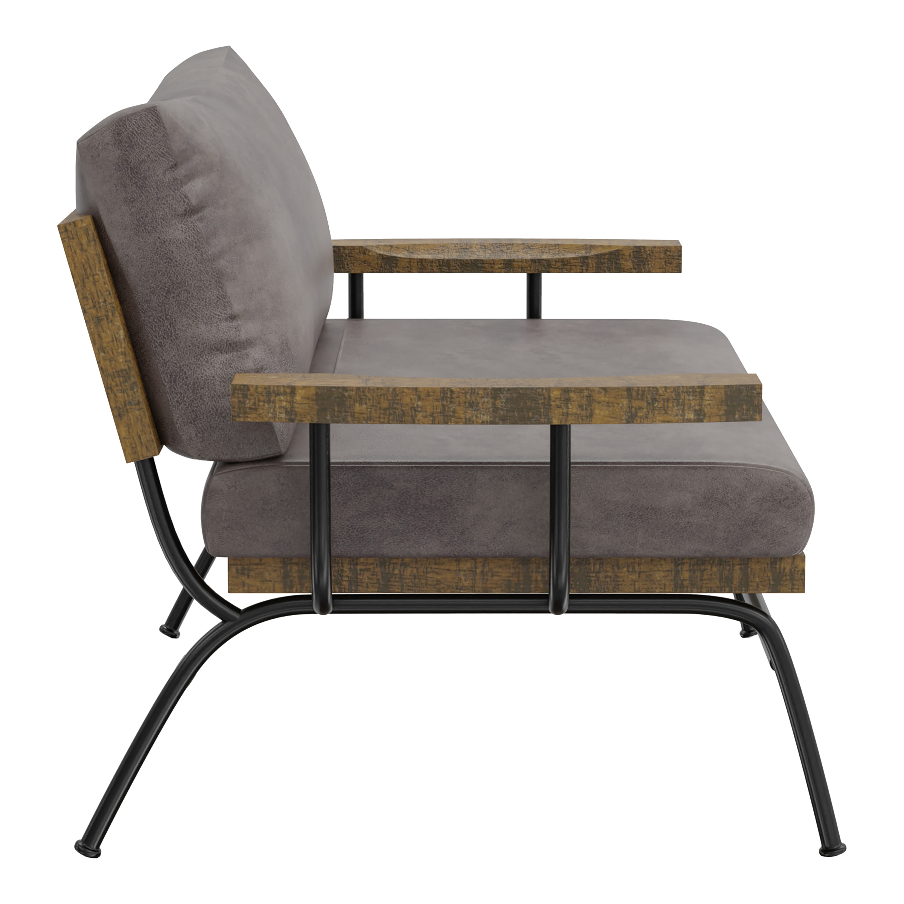 Furniture of America IDF-6077BR-LV Sofas-Loveseats - View #4