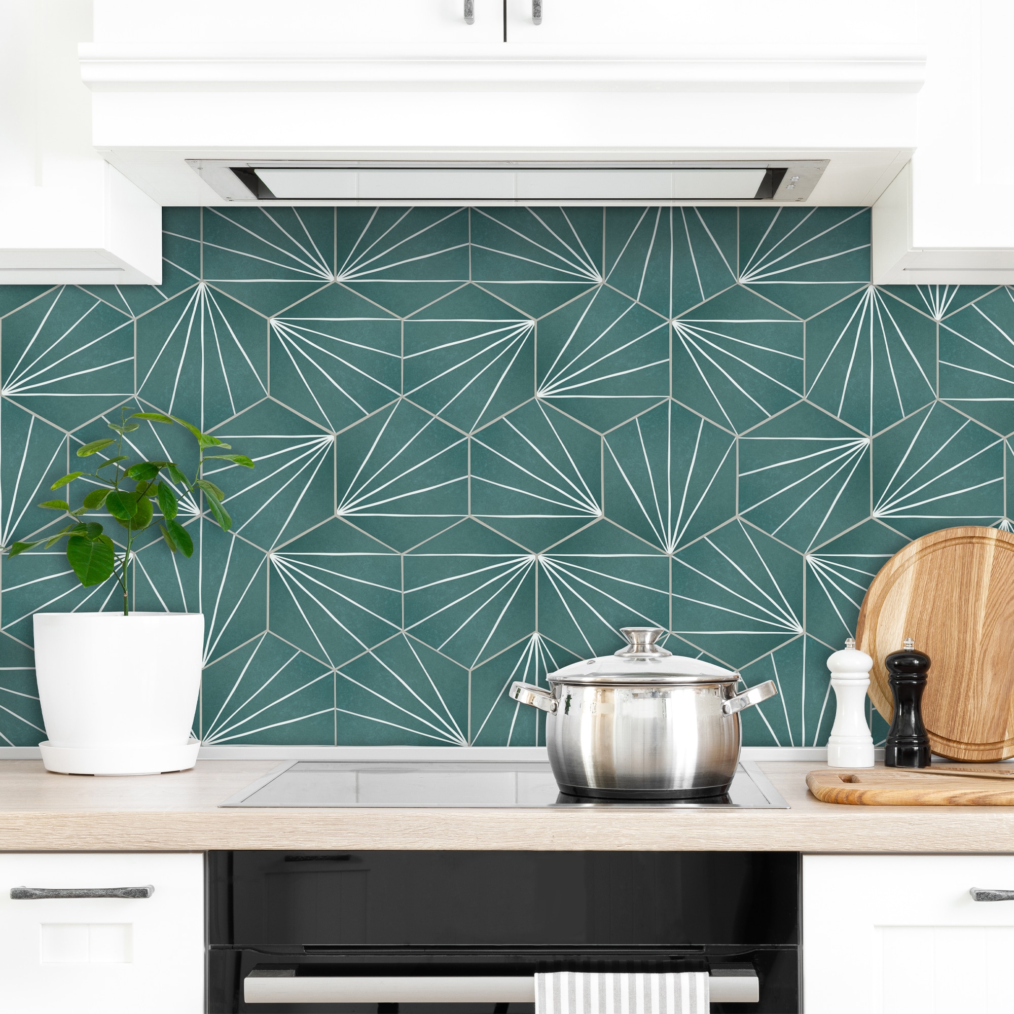SUNWINGS HEXL-GRE-45PCS Ceramic-Tile - View #5