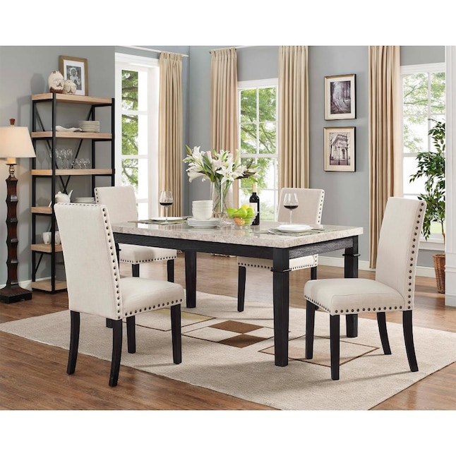 Picket House Furnishings Bradley Dark, Dark Walnut Upholstered Dining Chairs