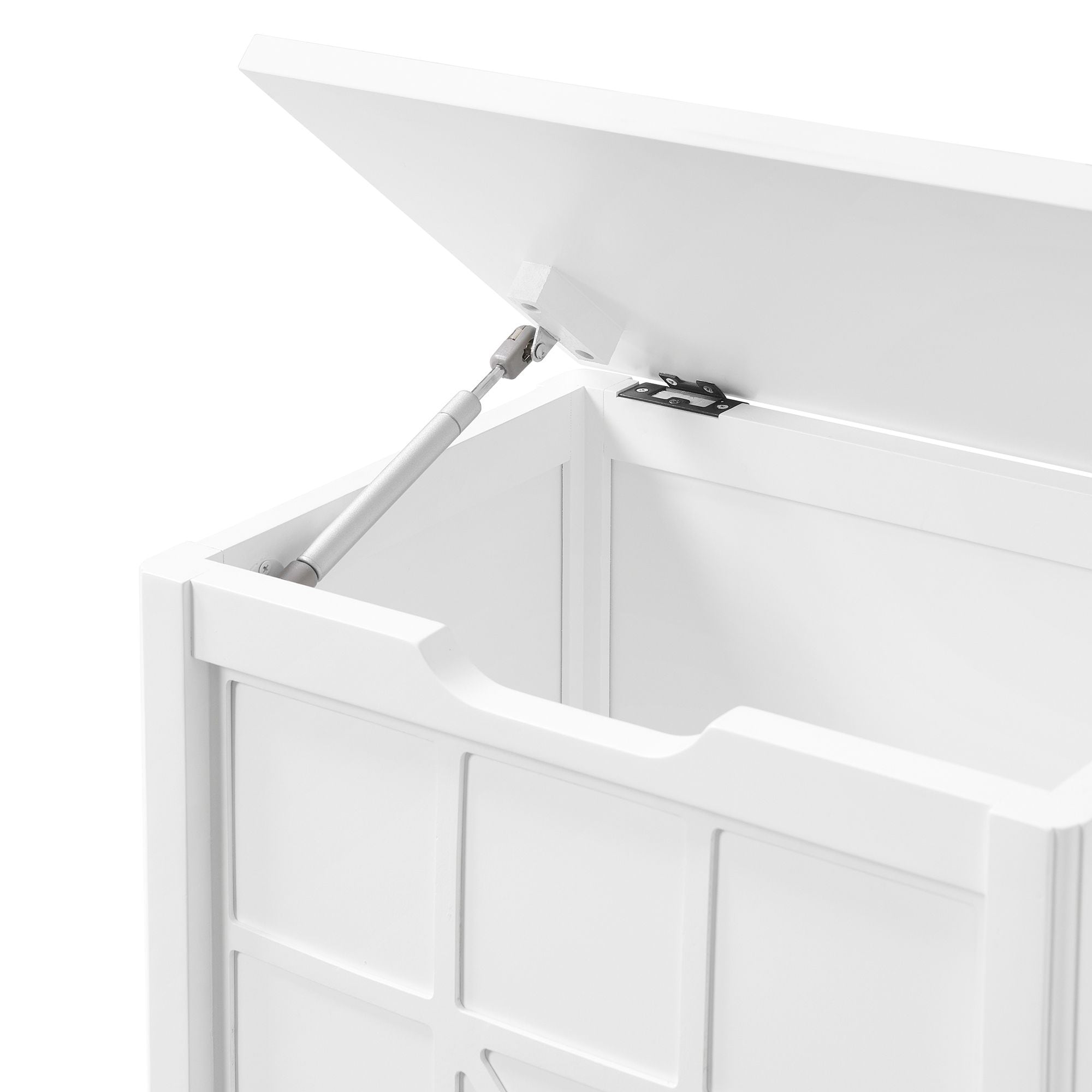 Alaterre Furniture ANDE77WH Linen-Cabinets - View #2