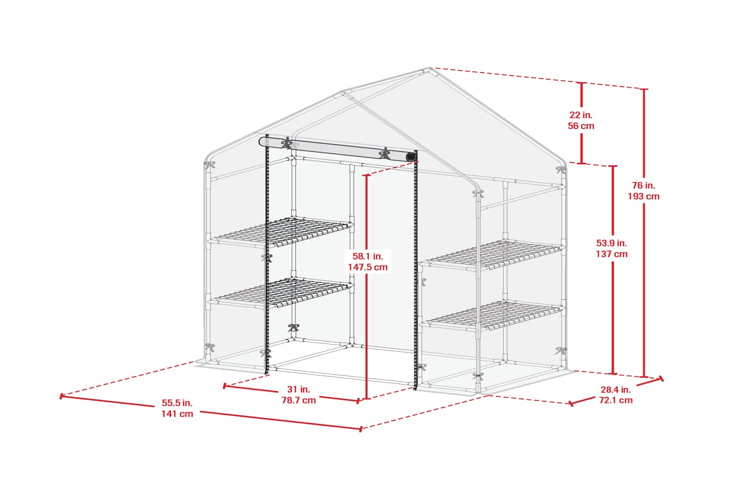 ShelterLogic 70519 greenhouses - View #9