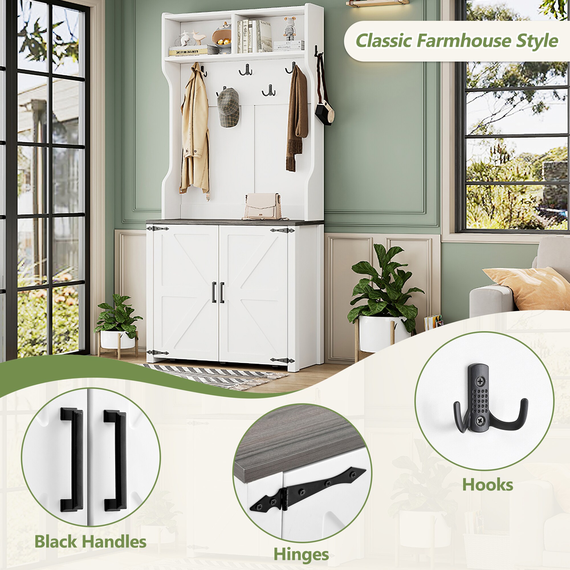 Bybafun YA2500145 Hall-Trees - View #4