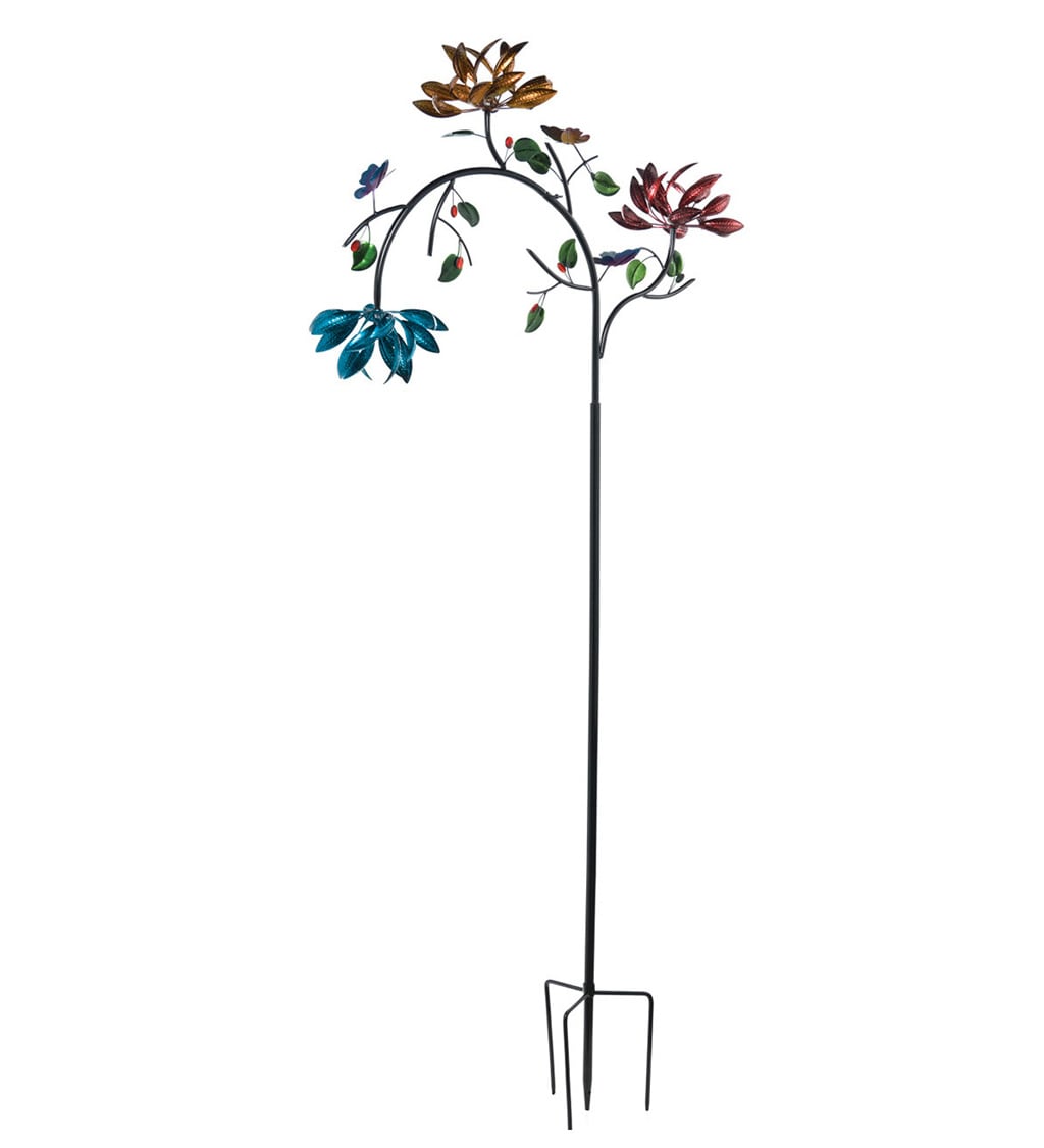 Evergreen 47M1691 Multi-color Steel Wind Spinner