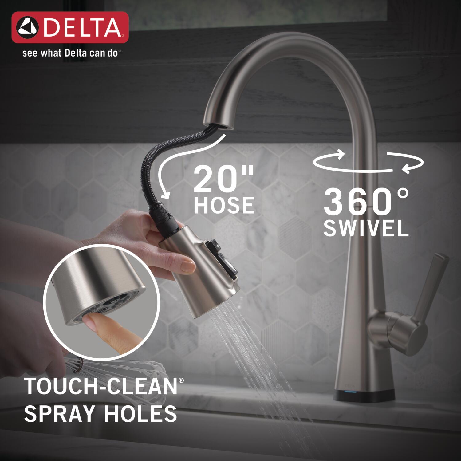 Delta 19802TZ-SP-DST Kitchen-Faucets - View #9