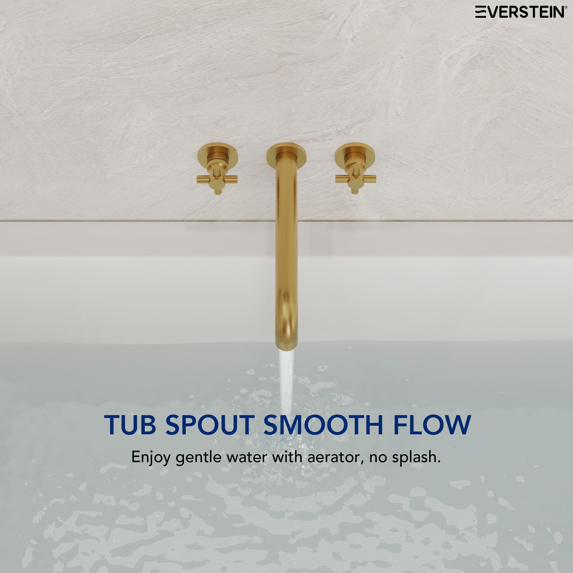 EVERSTEIN SFS-1107-GD Roman-Tub-Faucets - View #4