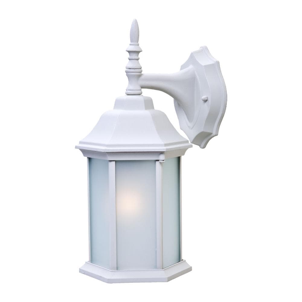 Acclaim Lighting Craftsman 2 1-Light 13-in H White Outdoor Wall Light ...