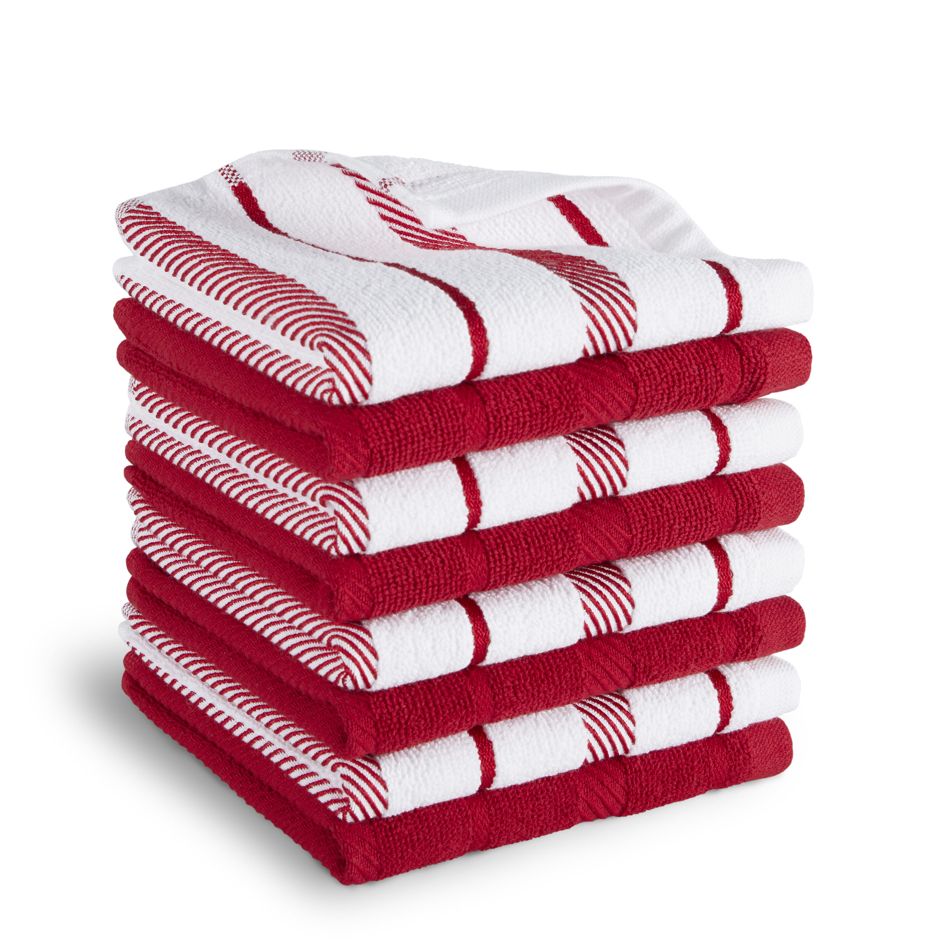 Town & Country Living 8-Pack Cotton Solid Any Occasion Kitchen Towel ...