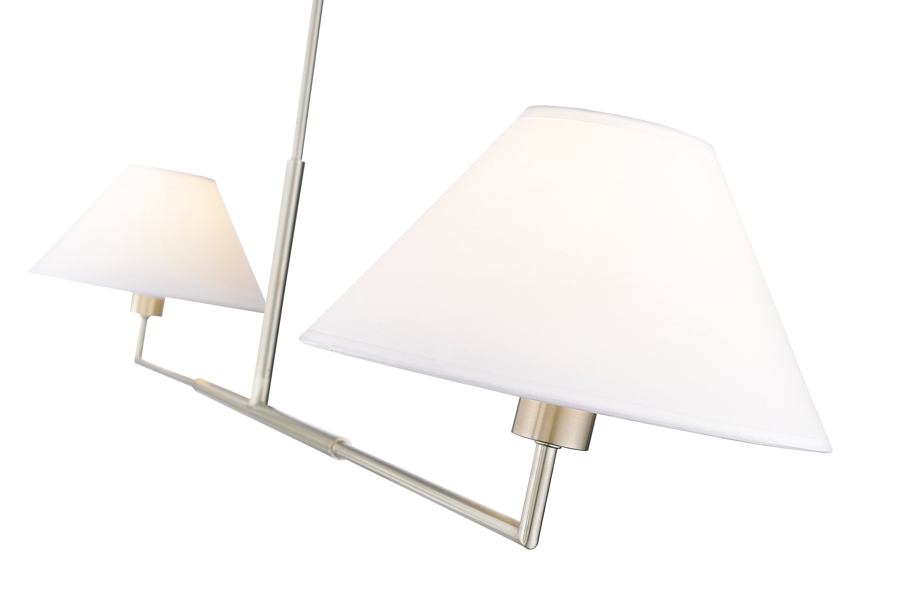 Z-Lite Leila 2-Light Brushed Nickel Modern/Contemporary