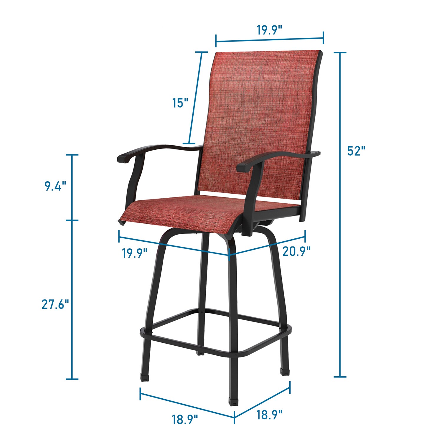 MIDHAM AMKF170098-04 Patio-Chairs - View #9