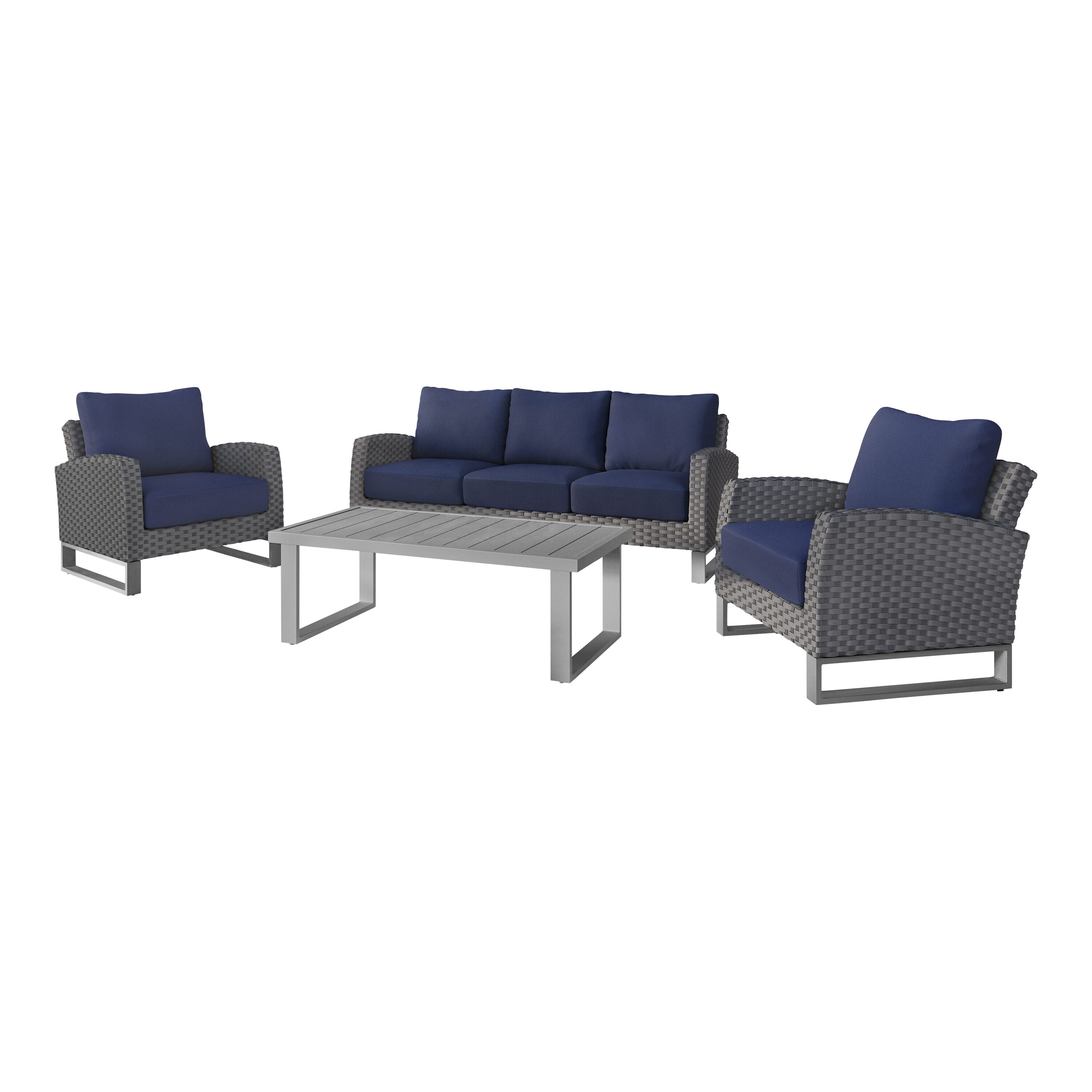 MANHATTAN SQUARE 60-801C-4P Patio-Conversation-Sets - View #2