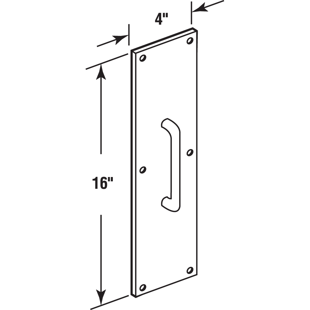 Prime-Line J 4668 Entry-Door-Kick-Plates - View #2