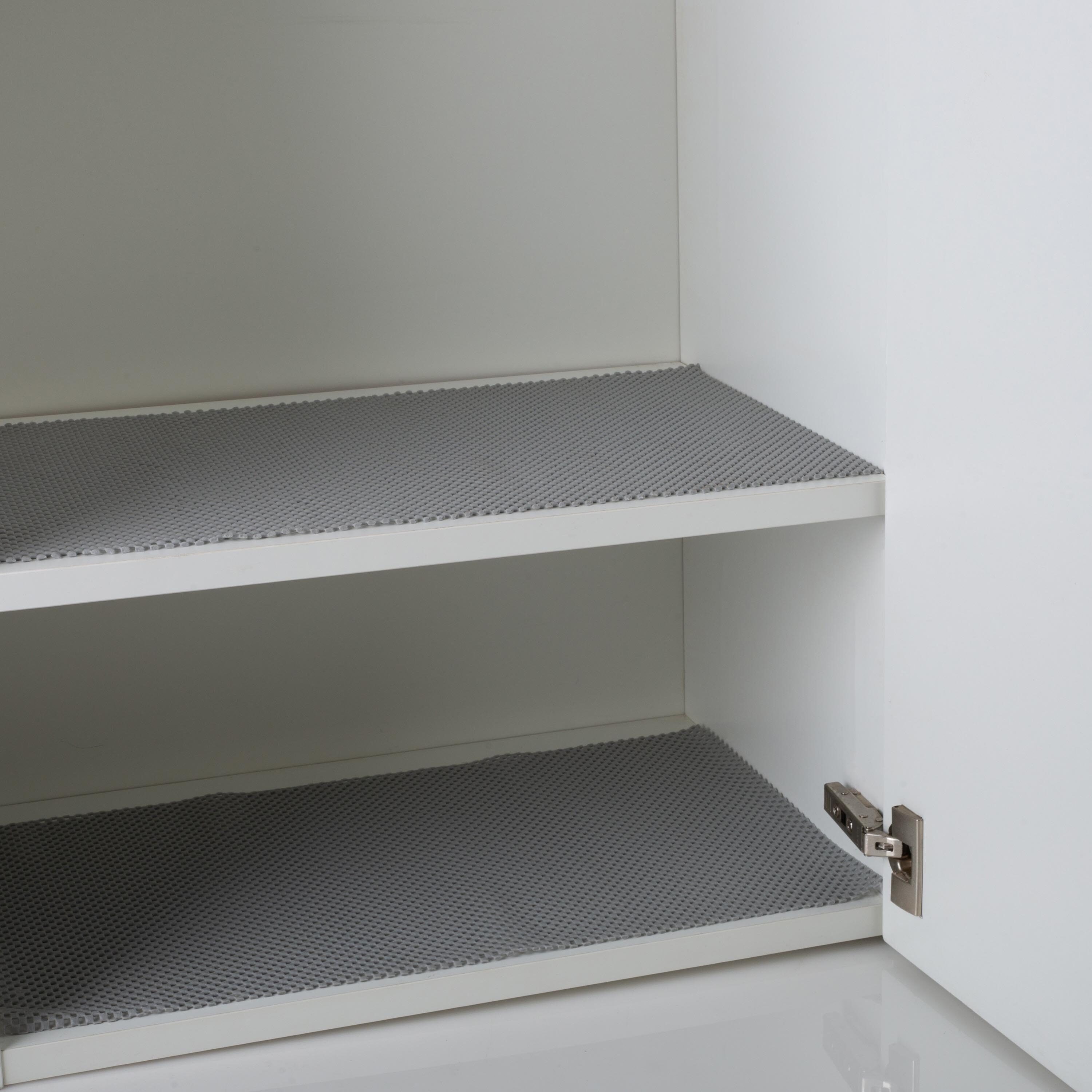 Simplify 120-in x 1-1/4-ft Grey Linen Shelf Liner in the Shelf