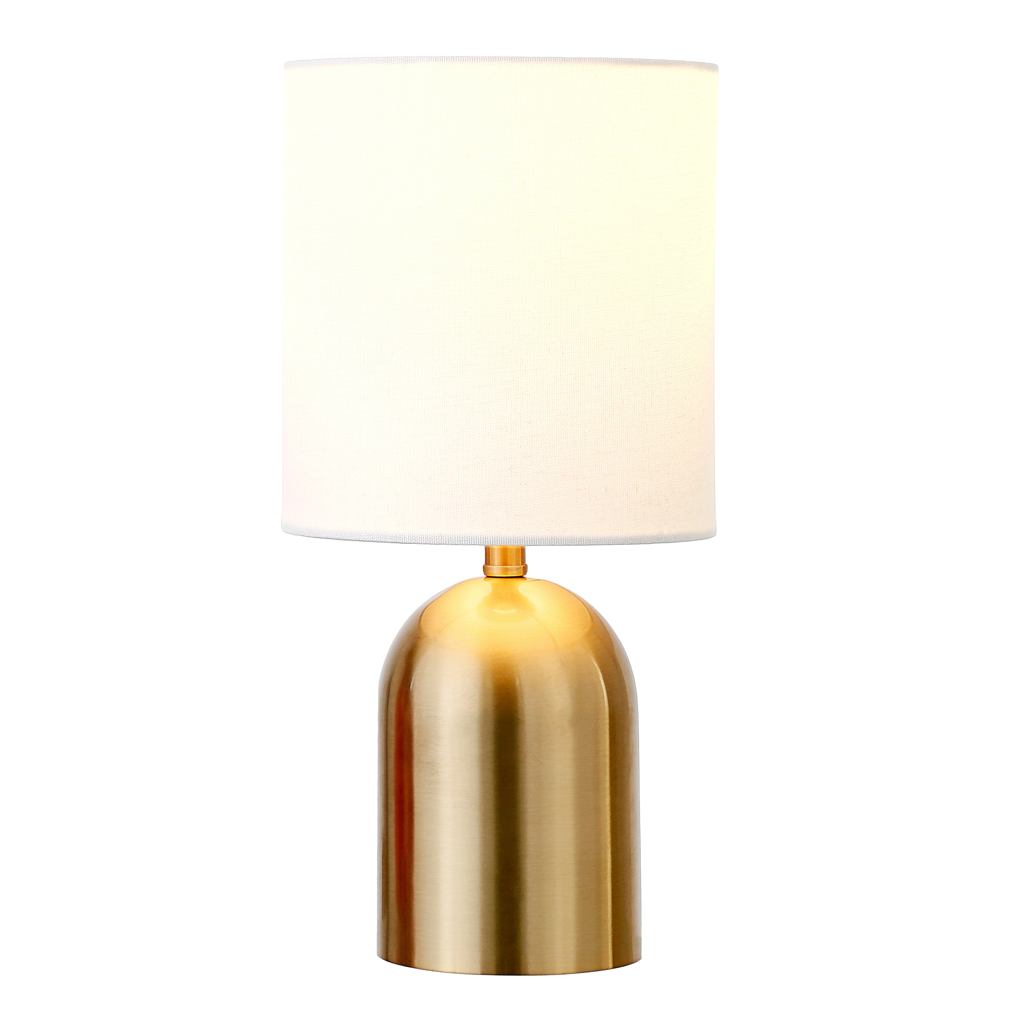 Hailey Home Talbot 13-in Brass On/Off Switch Table Lamp with Linen ...