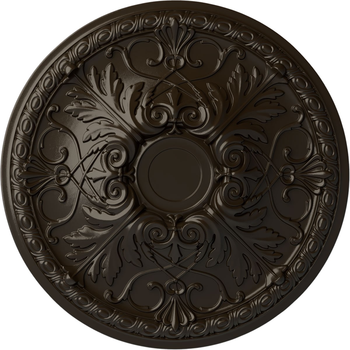 Ekena Millwork CM26TNSHF Tristan 26-in W x 26-in L Painted Stone Hearth Polyurethane Whole Ceiling Medallion