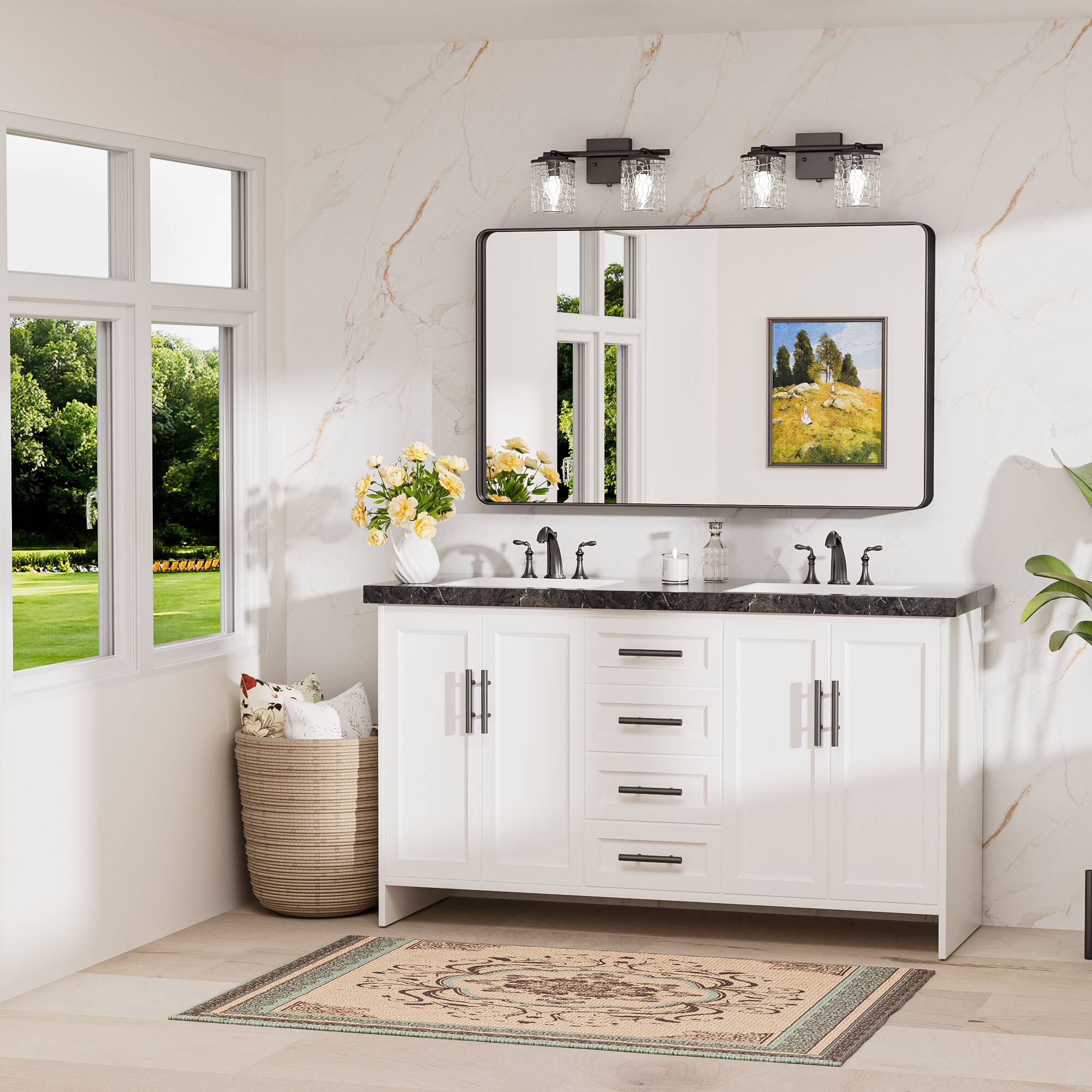Keonjinn LW-JSKYJ2-12176BK Decor-Mirrors - View #2