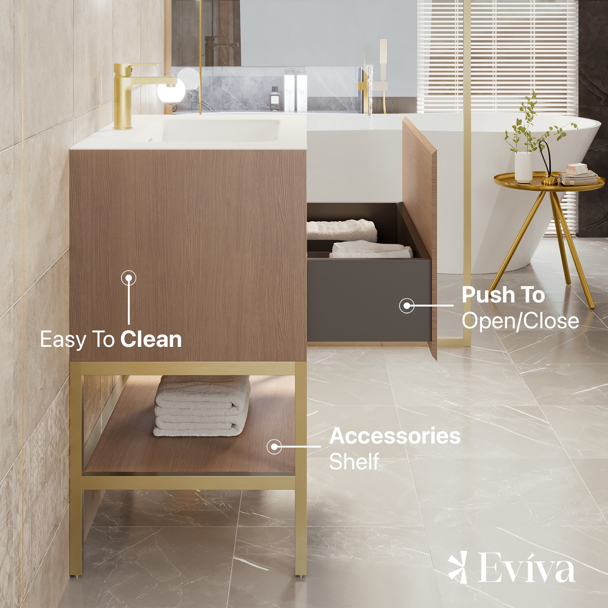 Eviva EVVN203-30OAK Bath-Vanity-Combo - View #5
