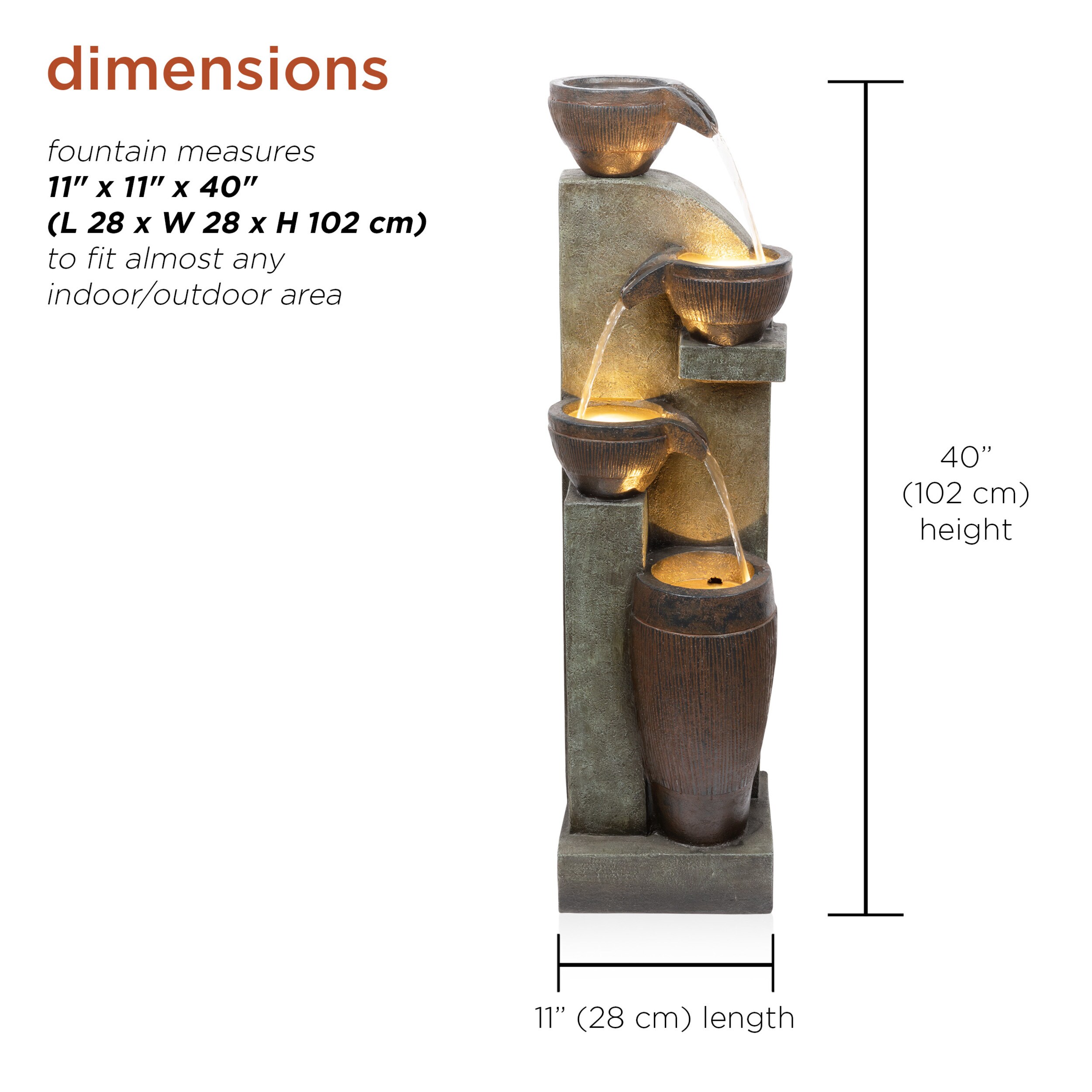 Alpine Corporation TZL368 fountains - View #5