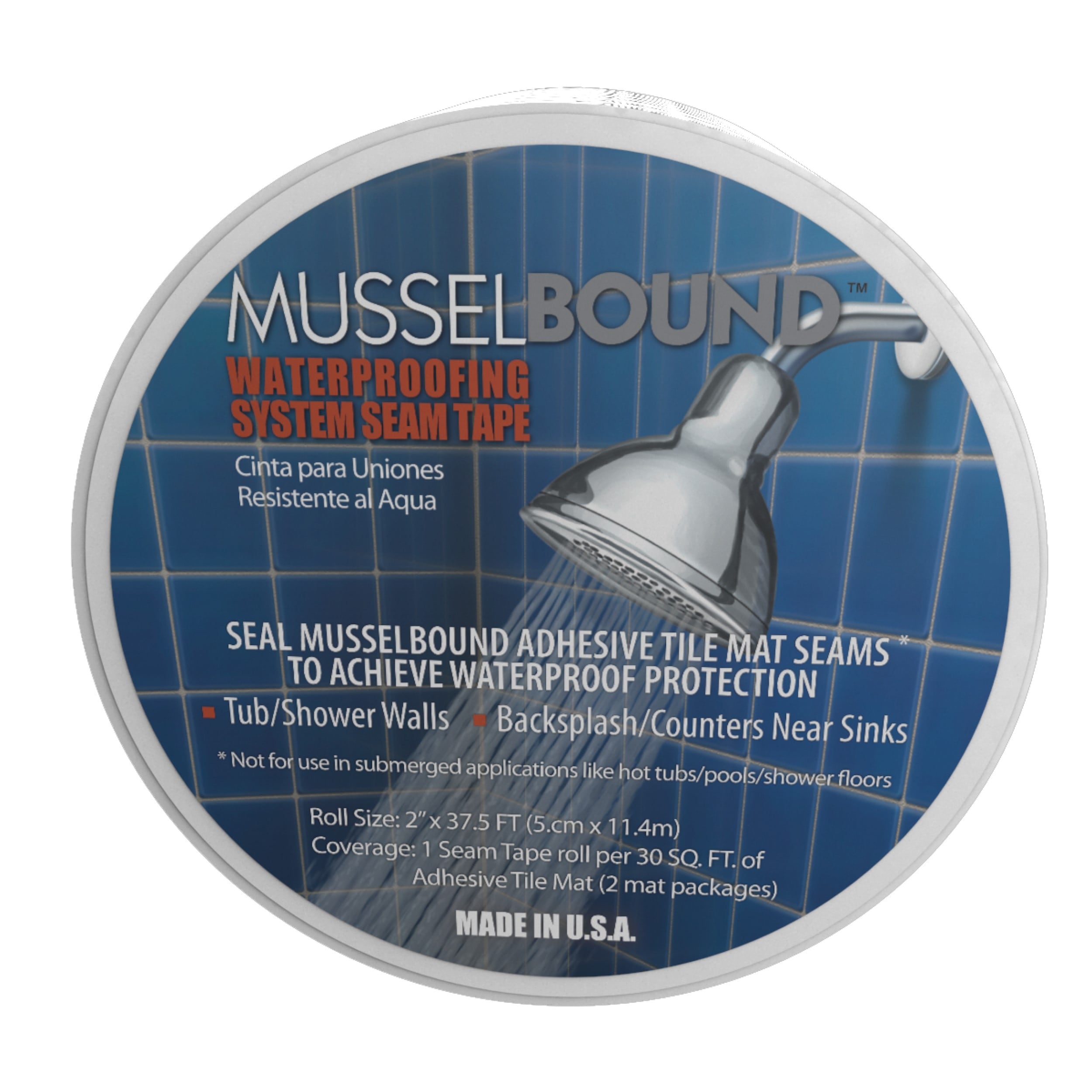 MusselBound 2-in x 37.5-ft Clear Pressure-sensitive Seam Tape at