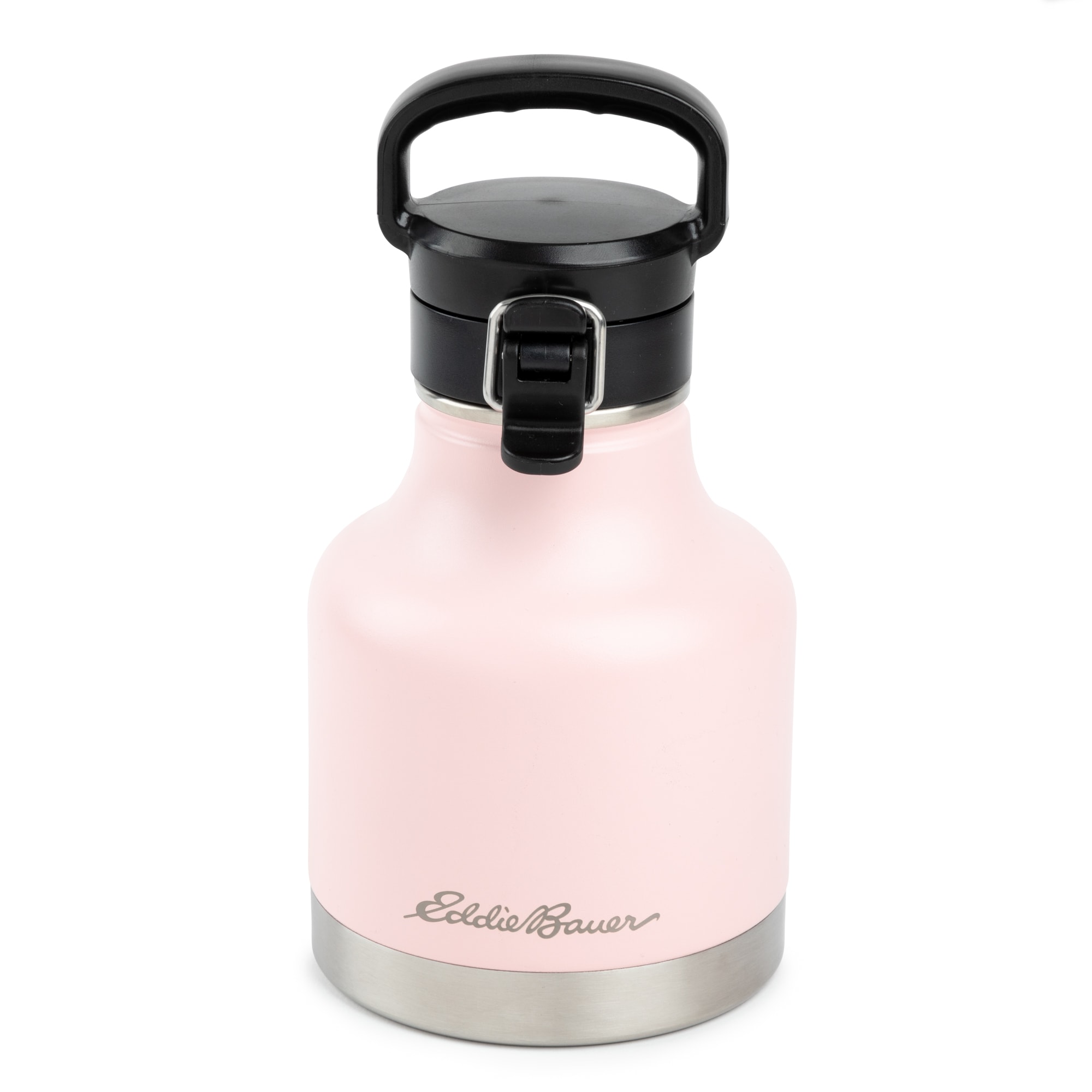 Hydrapeak 32oz Stainless Steel Water Bottle, BPA Free Leak Proof - 3 Lids,  Pink 