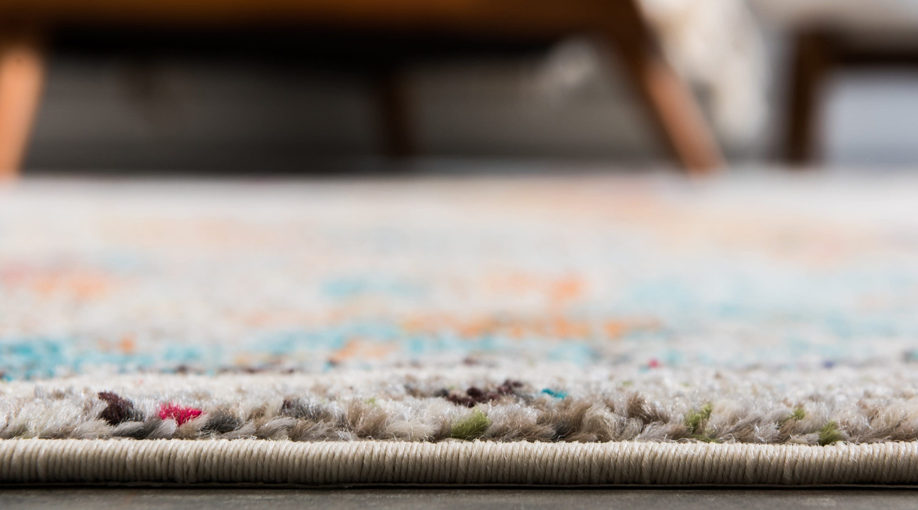 8' x 10' Vibrant Abstract Multi Synthetic Area Rug