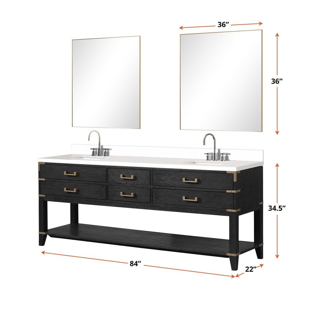 Lexora LVGR84DJ200 Bath-Vanity-Combo - View #7