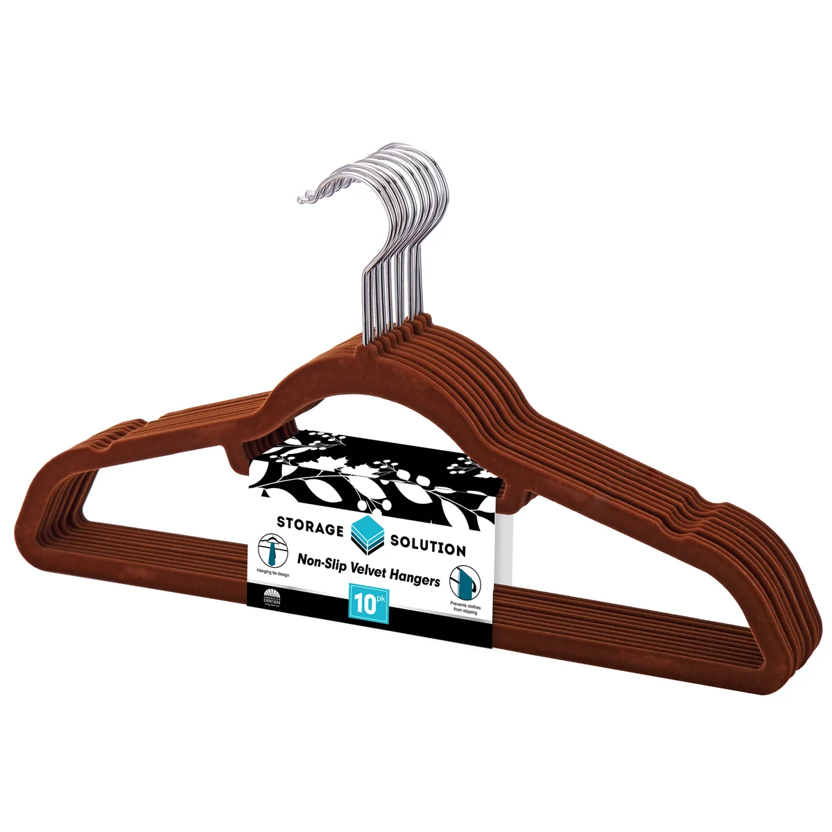 J&V TEXTILES 615-BR hangers - View #3