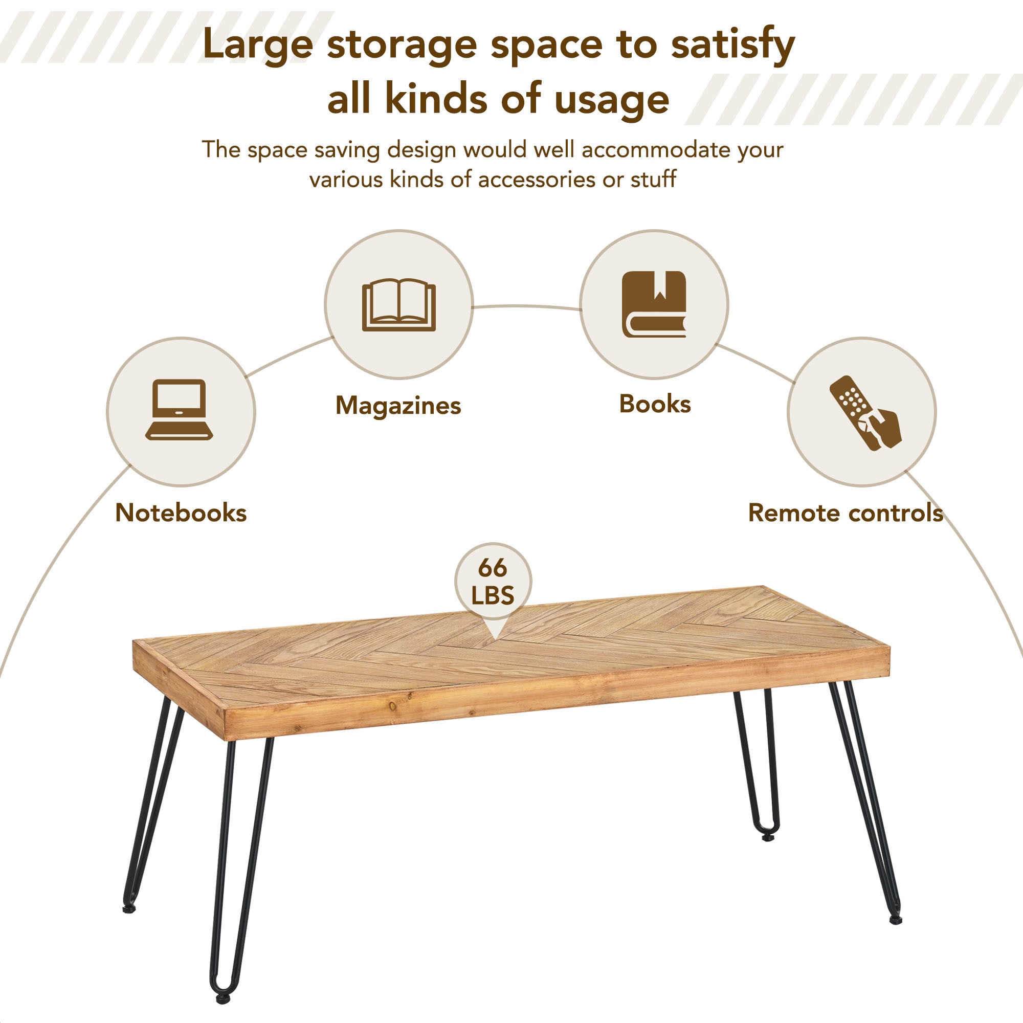 ModernLuxe WF190111AAD Coffee-Tables - View #5