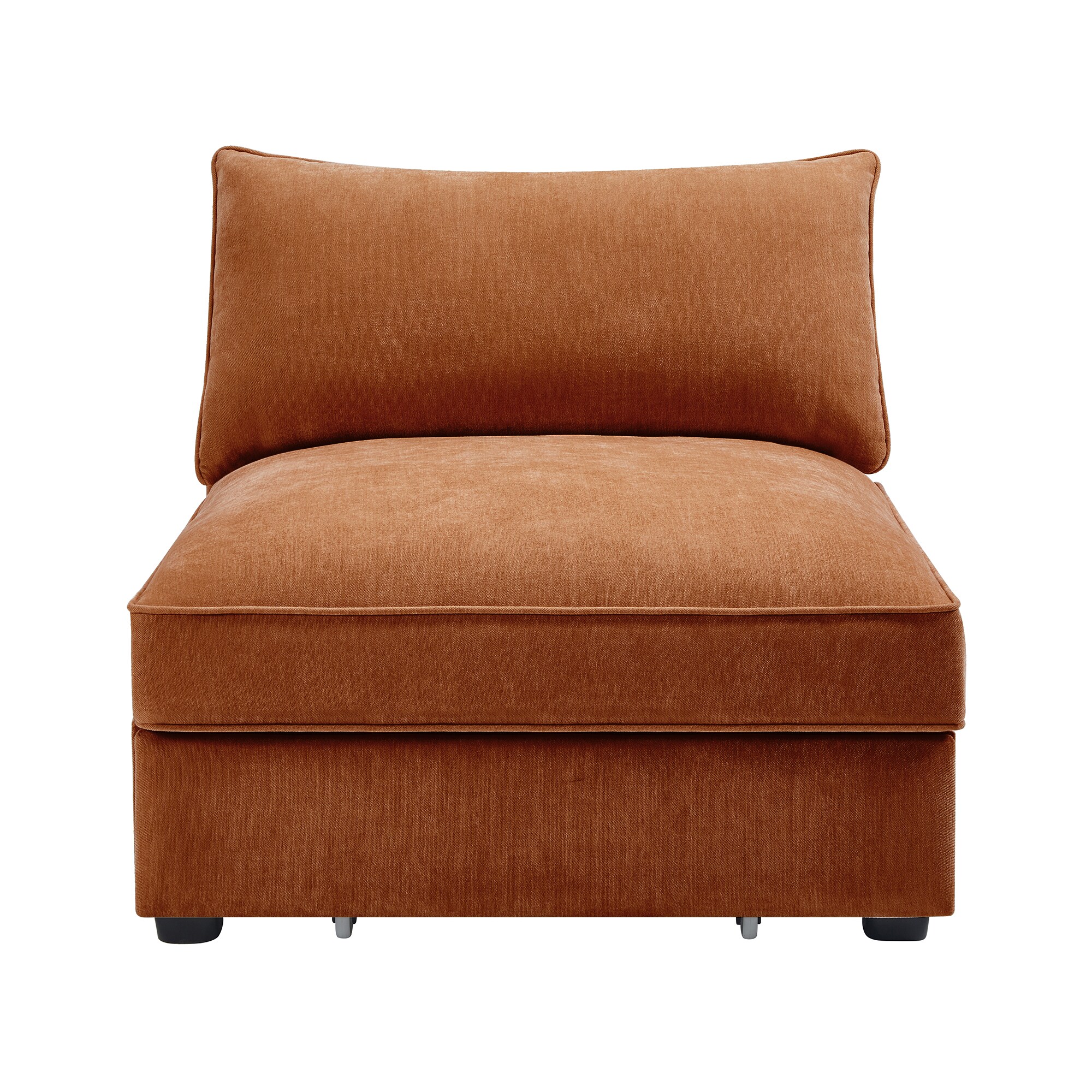 LOVMOR SFRW3041P293509 Armless sofa Velvet Orange