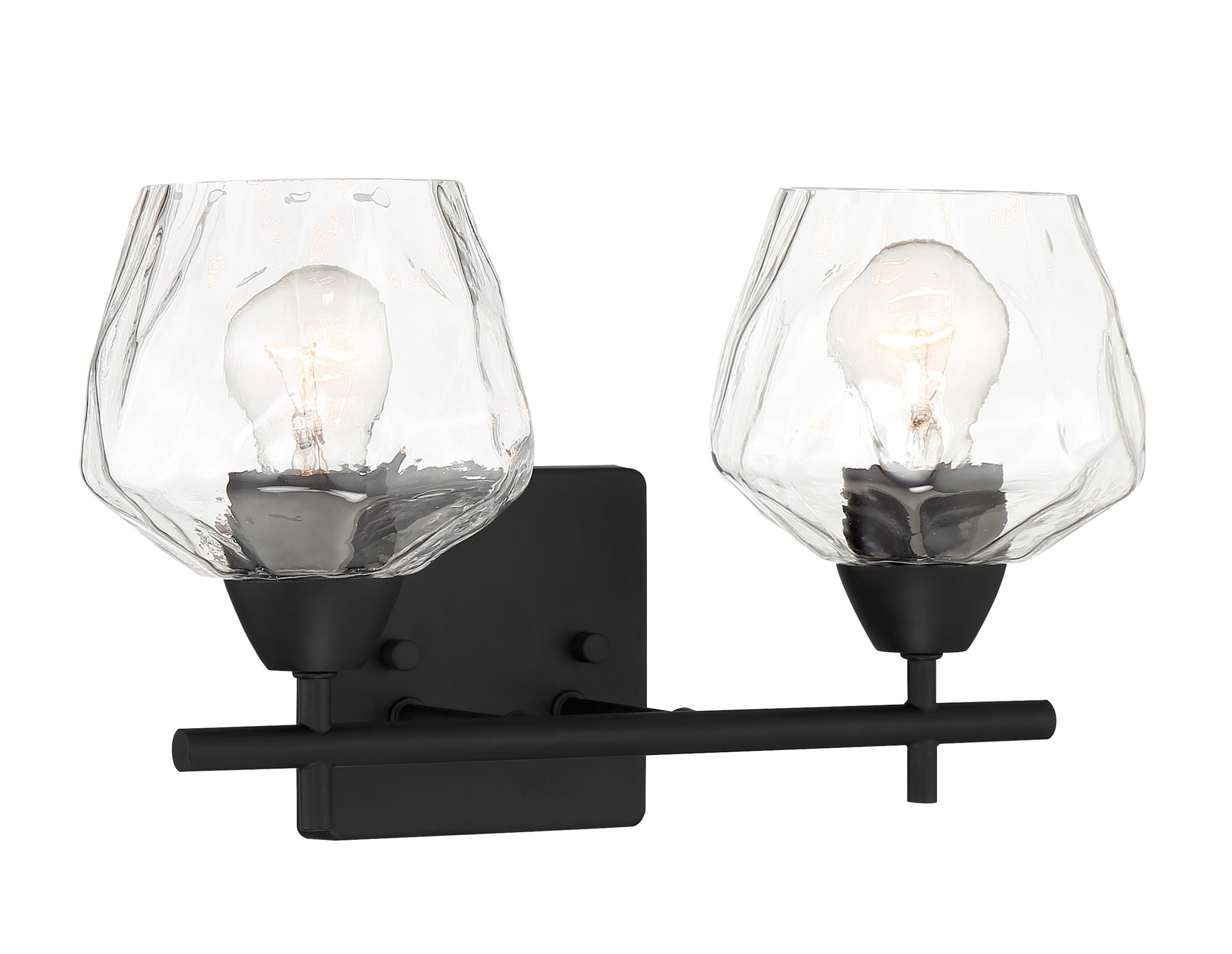 Minka Lavery 3172-66A Camrin 14-in 2 -Light Matte Black Transitional Vanity light bar
