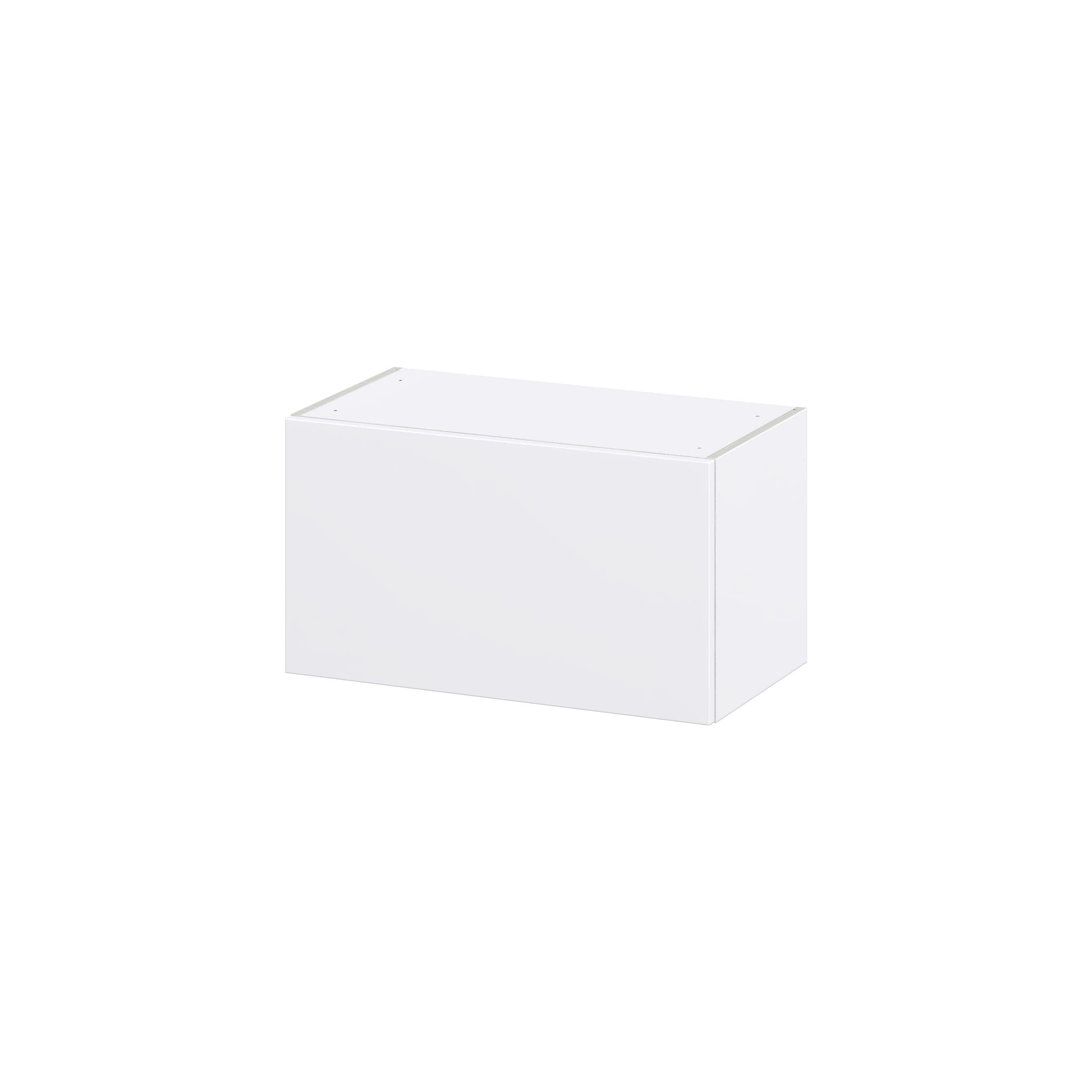 Hugo&Borg Lasalle 27-in W x 15-in H x 14-in D Bright White Slab Wall Fully Assembled Cabinet (Flat Panel Slab Door Style)