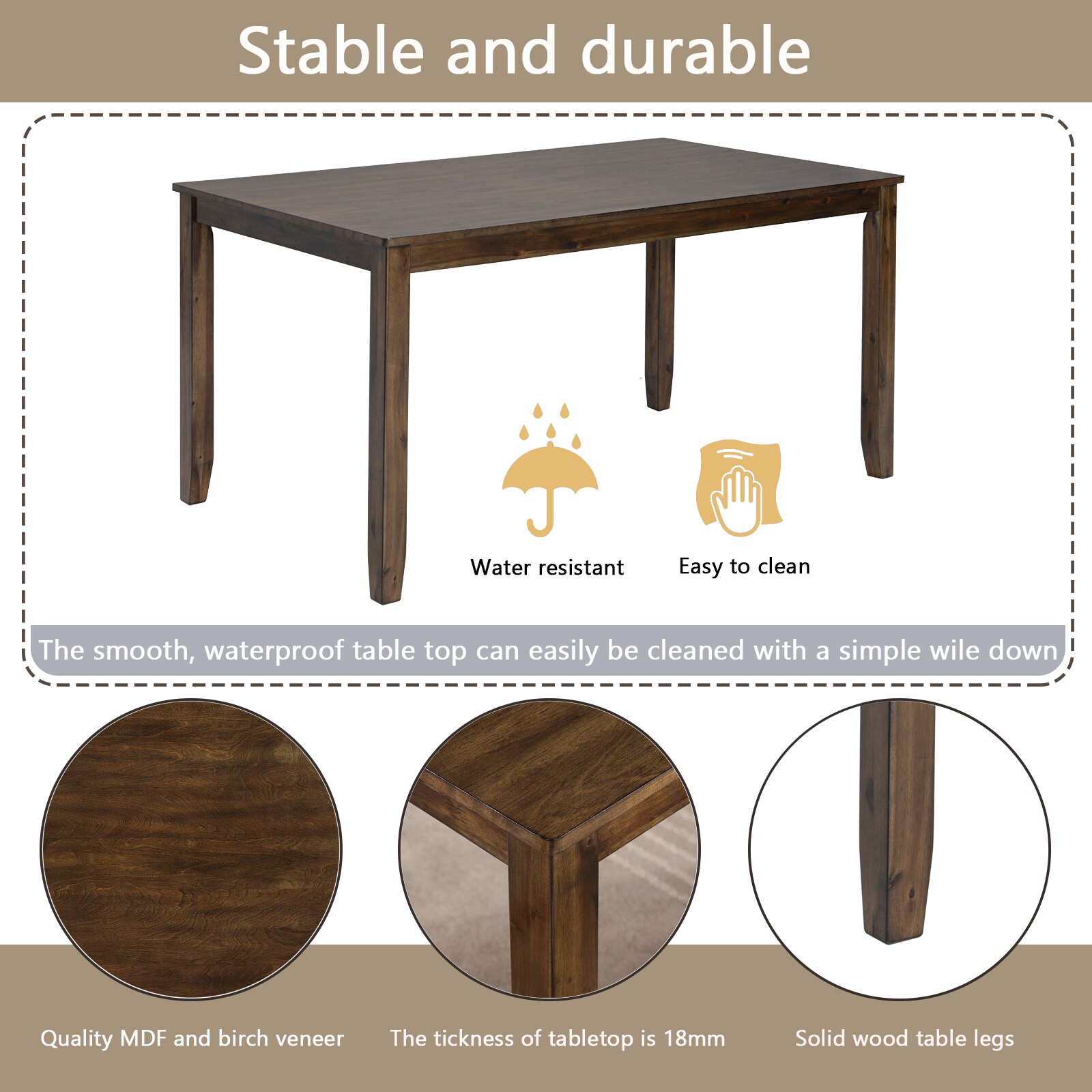 Siavonce XHS00008 Dining-Sets - View #4