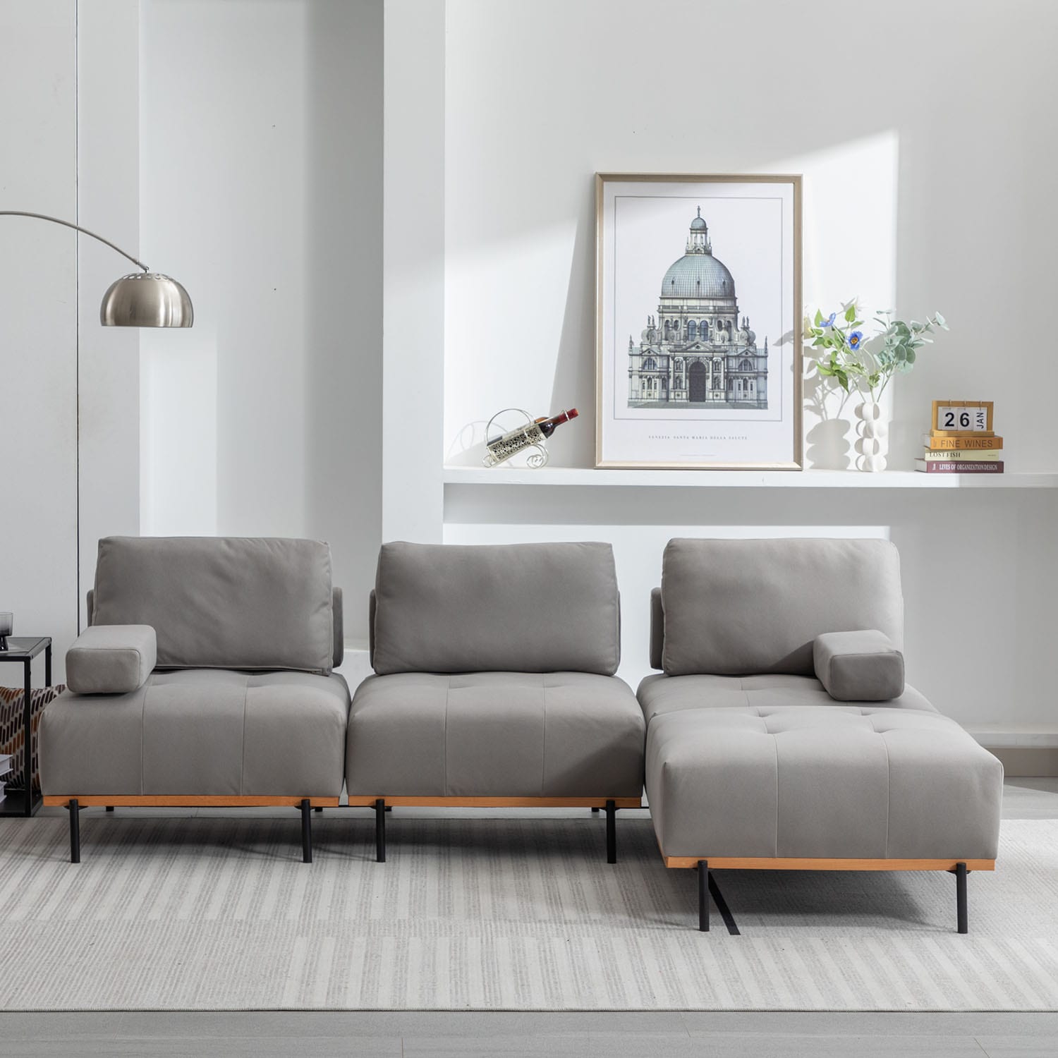 SINOFURN SYB920009WT Sofas-Loveseats - View #2