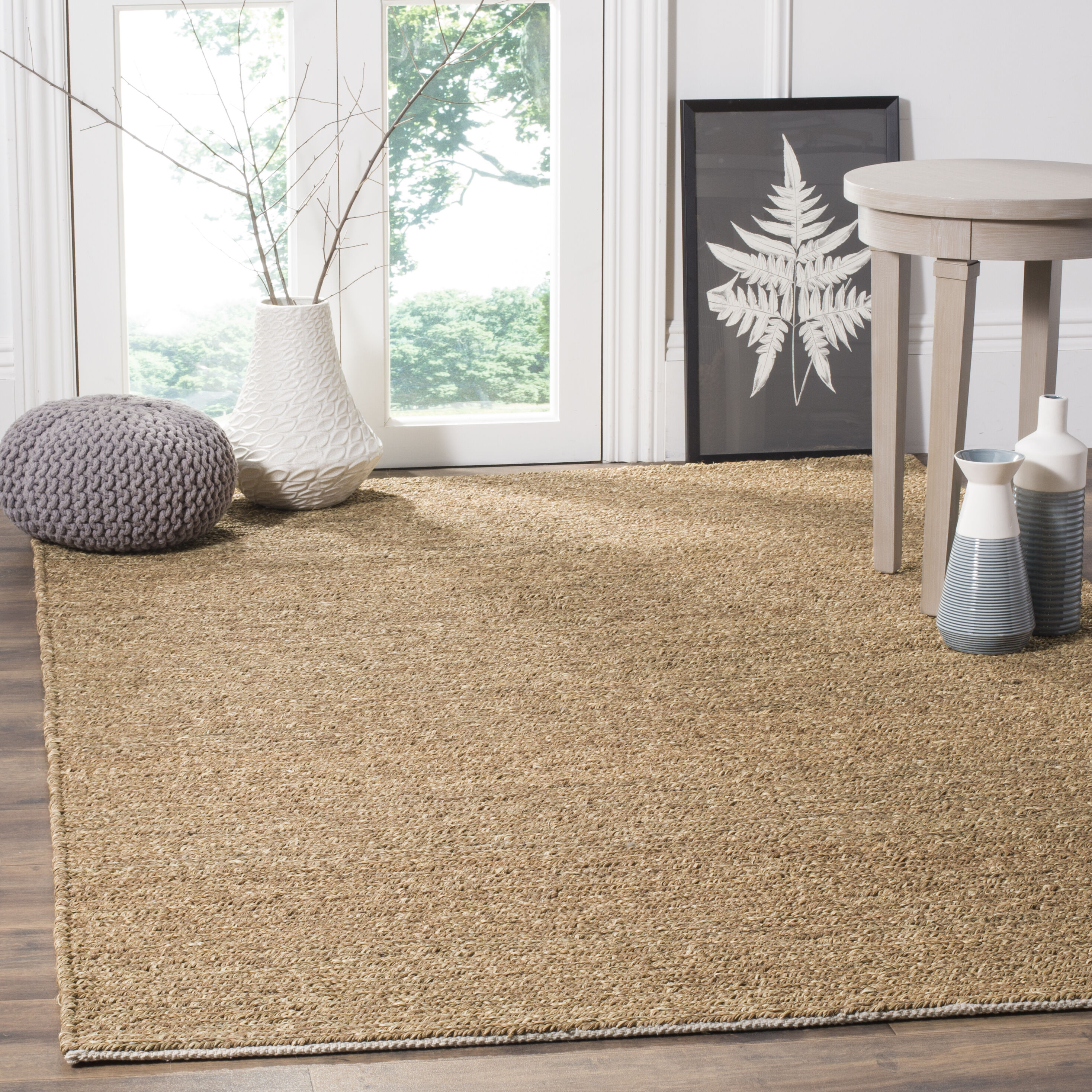 Natural Fiber 510A Natural 6in x 9in Rug