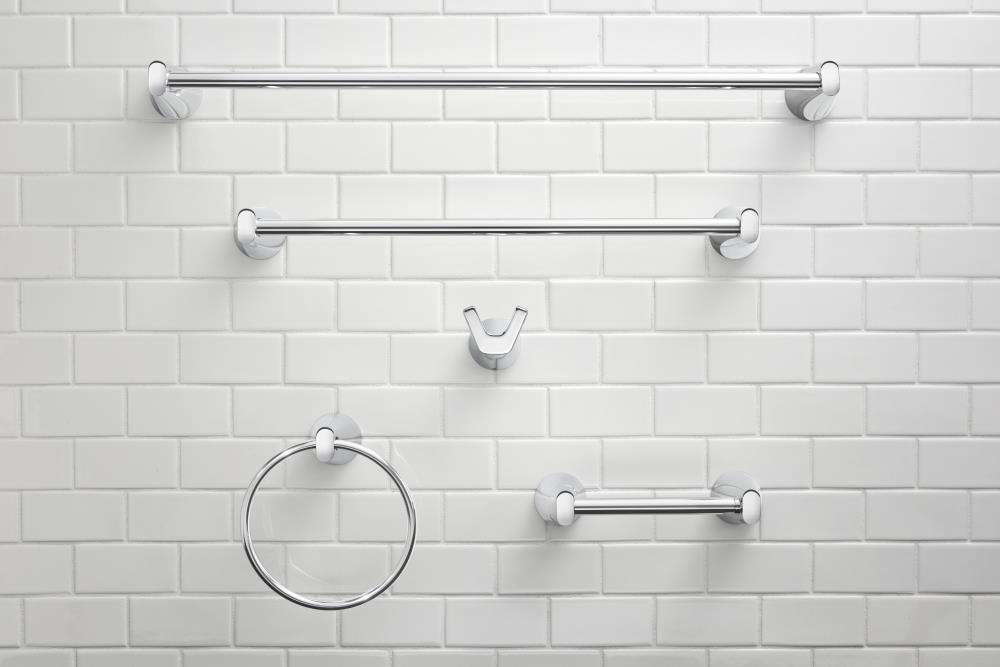Moen Kasey Chrome Double-Hook Wall Mount Towel Hook in the Towel Hooks  department at