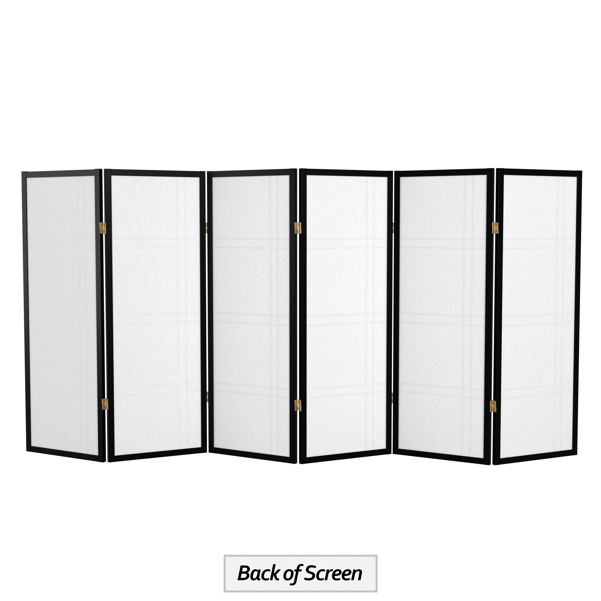 Red Lantern DC48-BLK-6P Indoor-Privacy-Screens - View #2