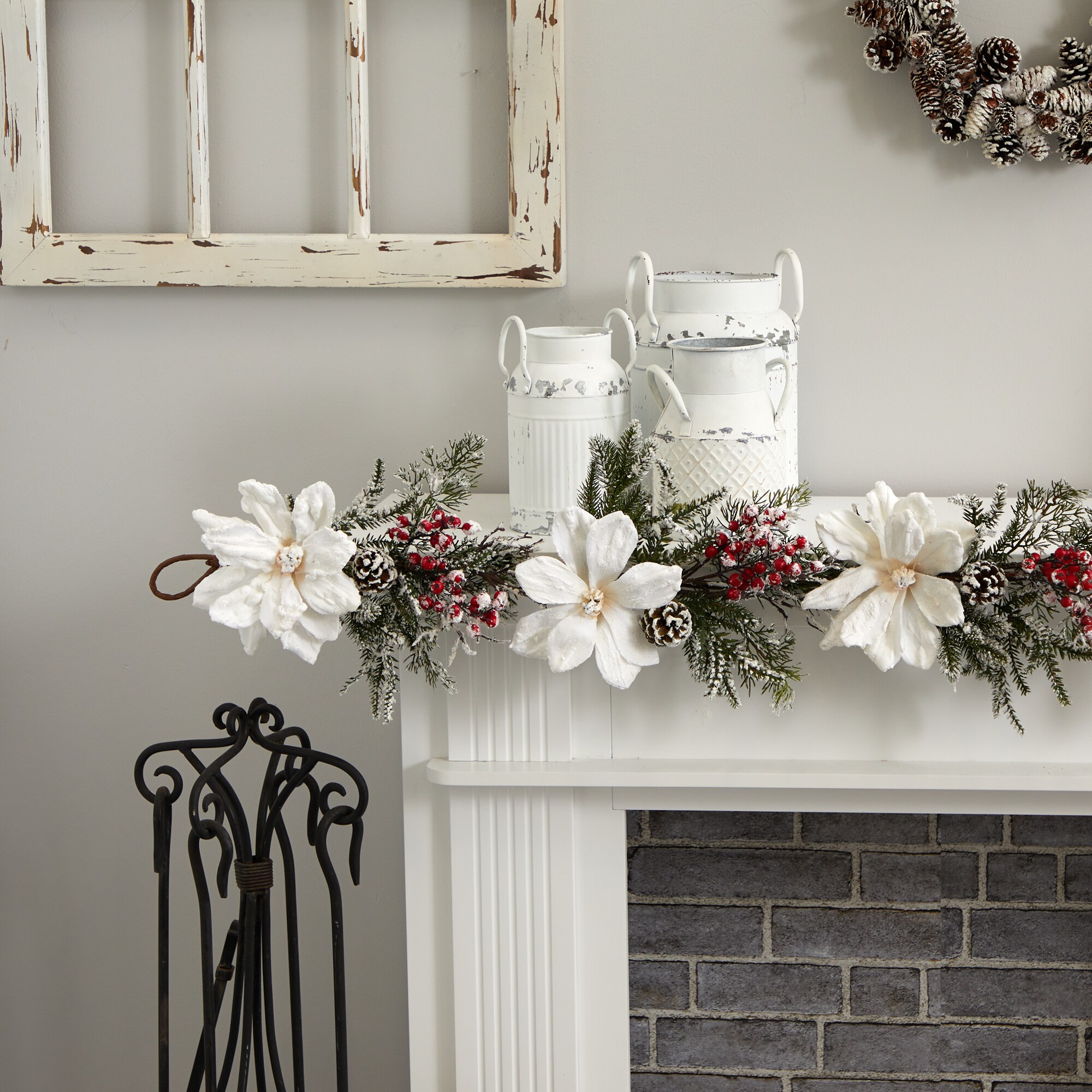 Nearly Natural 4187 Artificial-Christmas-Garland - View #5