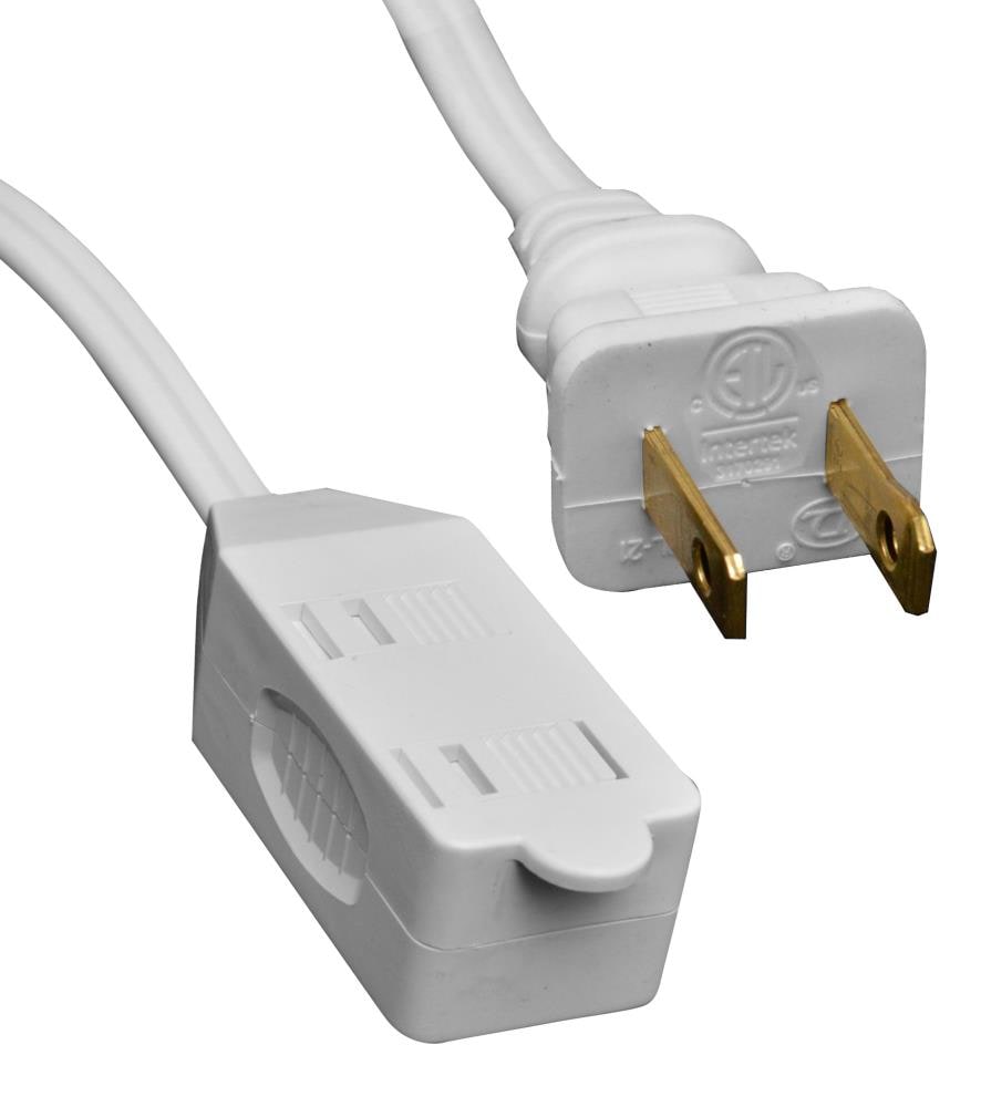 GoGreen Power Household Extension Cord (20', White)
