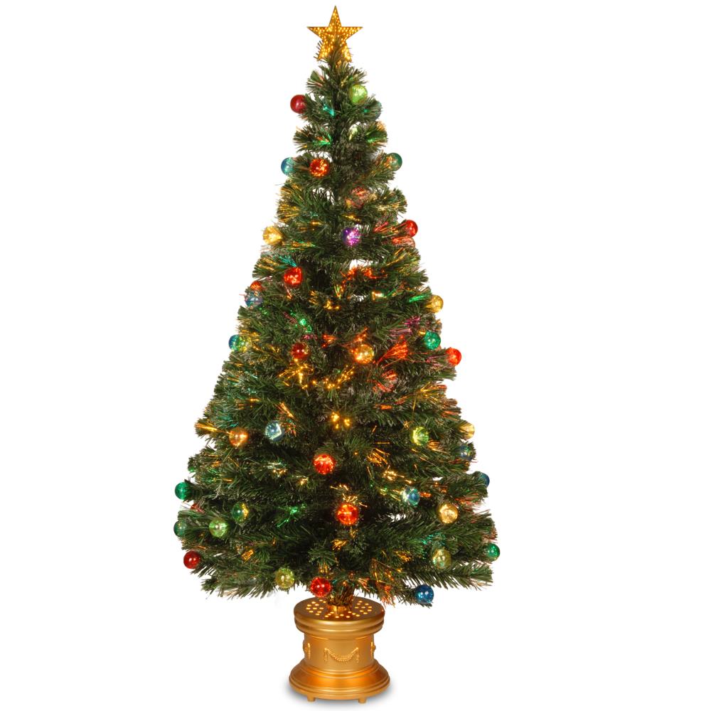 National Tree Company SZOX7-100L-60 5-ft Artificial Christmas Tree with LED Lights