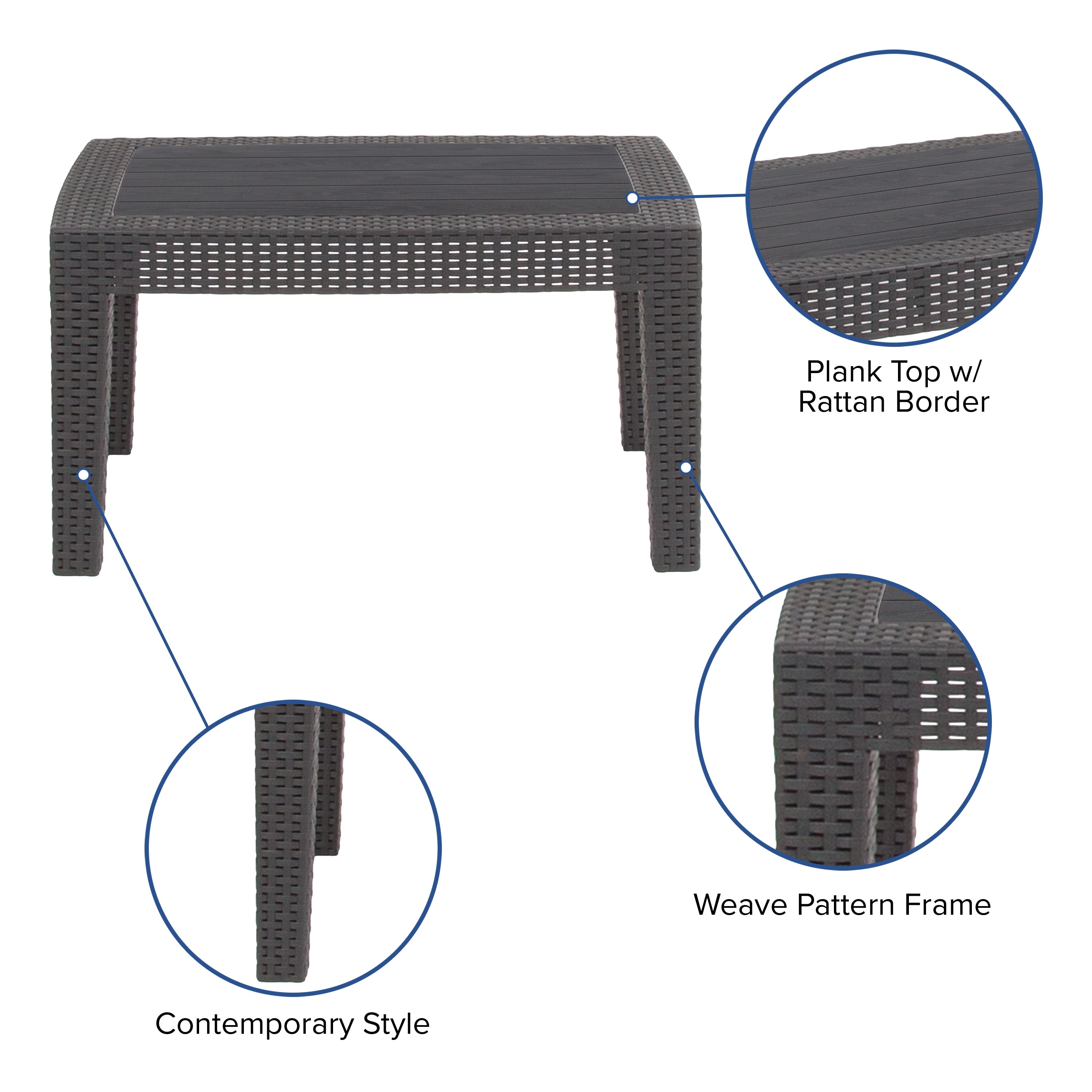 Flash Furniture 889142335450 Patio-Tables - View #3